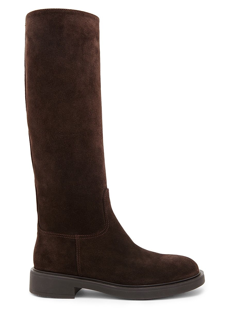 Women's Ascott Suede Knee-High Boots - Moka - Size 11.5