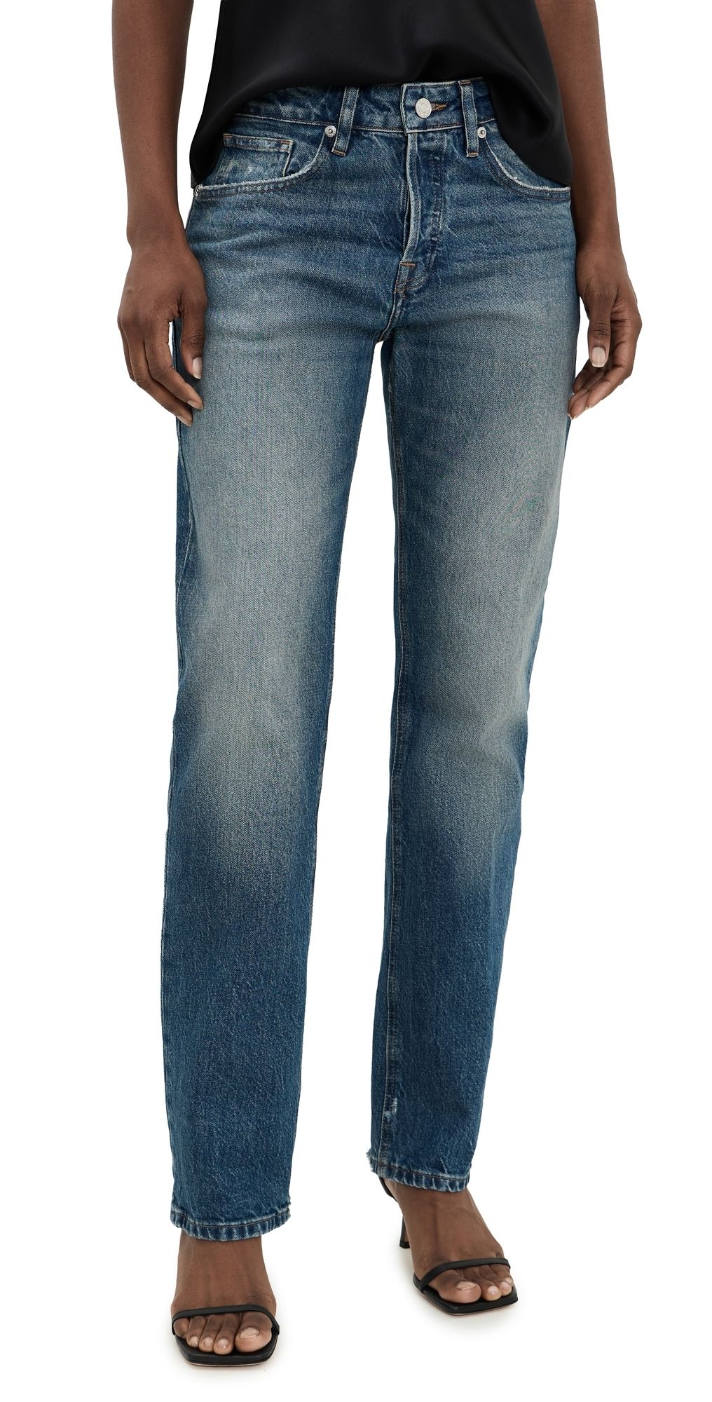 Good American Vintage Straight Jeans Indigo1282 00