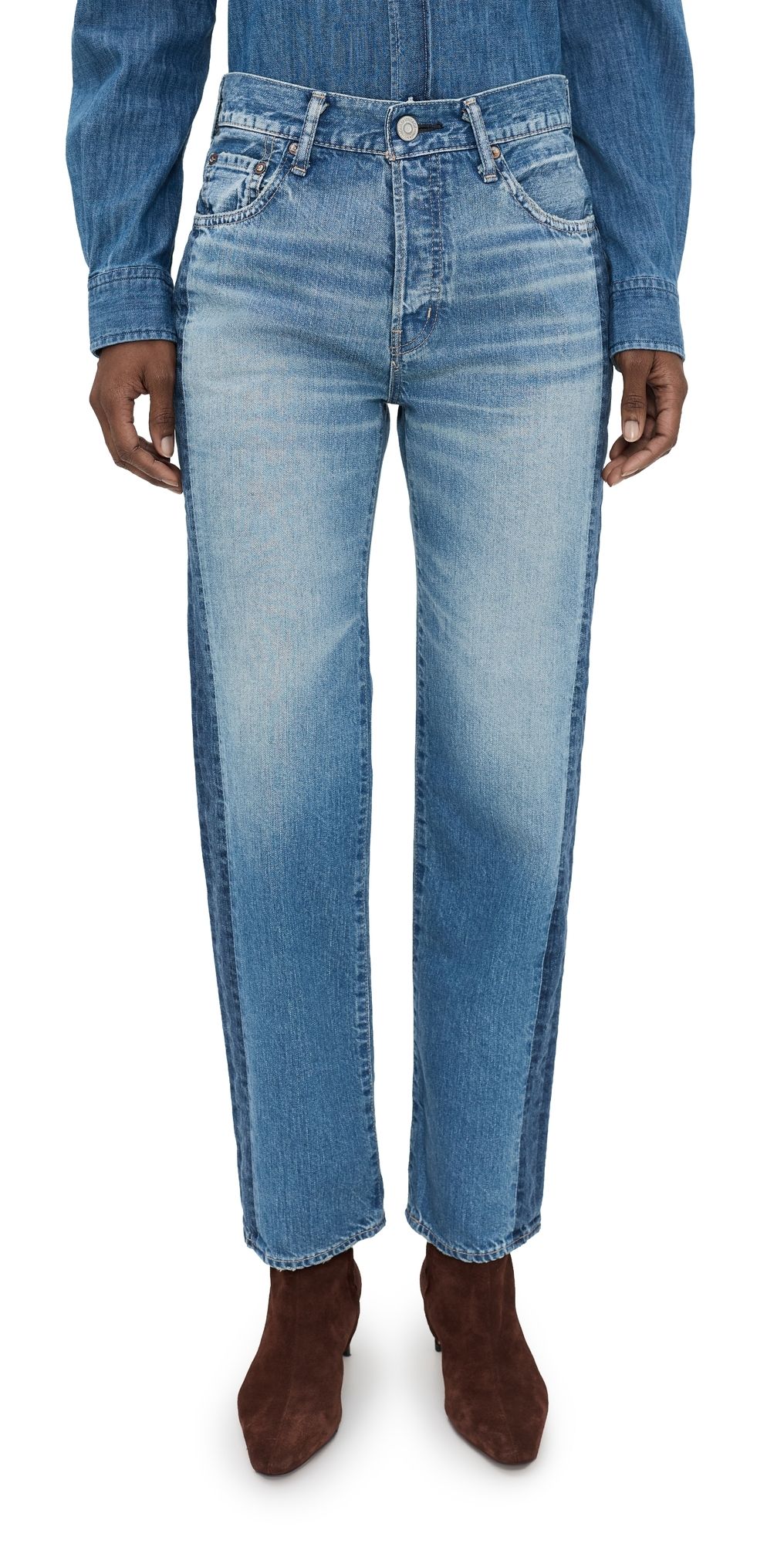 MOUSSY VINTAGE Moussy Vintage Clermont Straight Jeans Light Blue 30