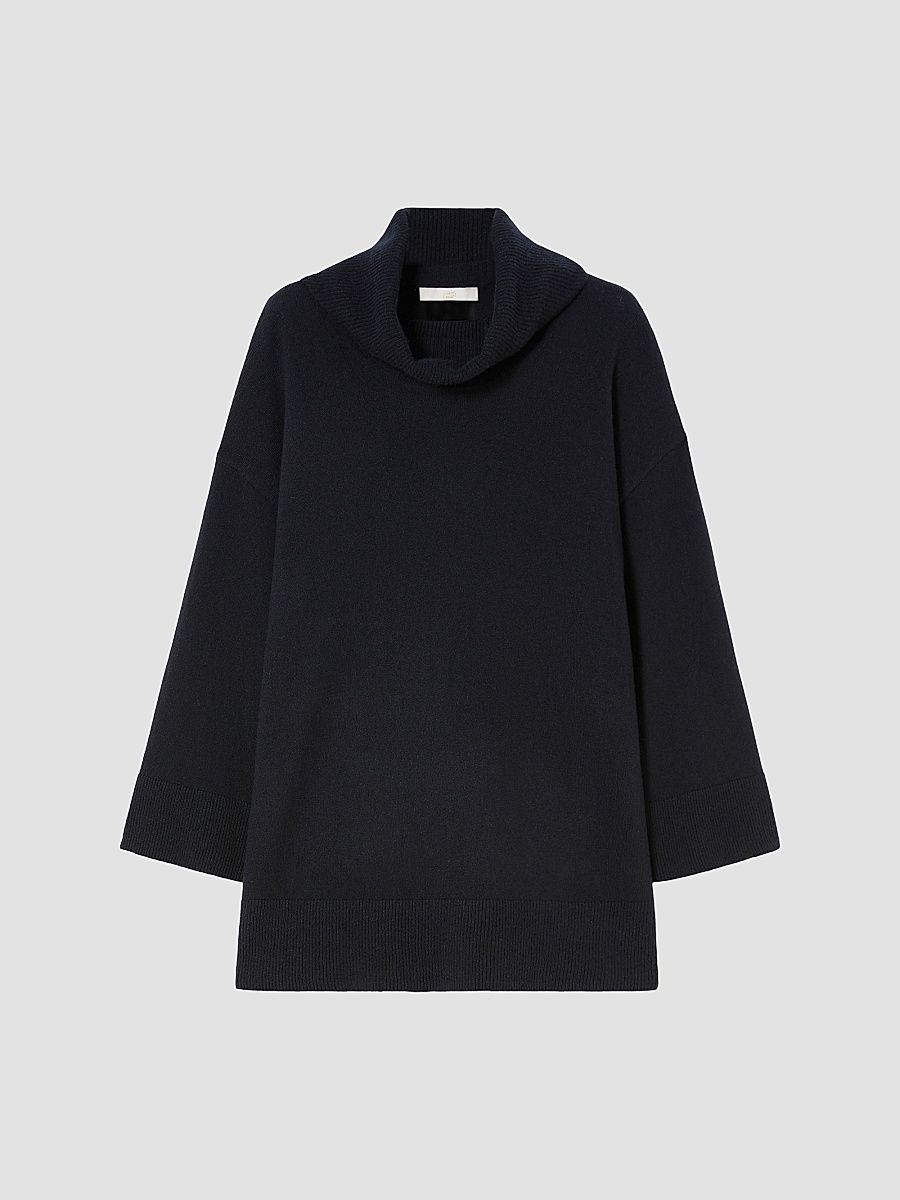 Women's Cashmere Sweater - Midnight Blue - Size Medium