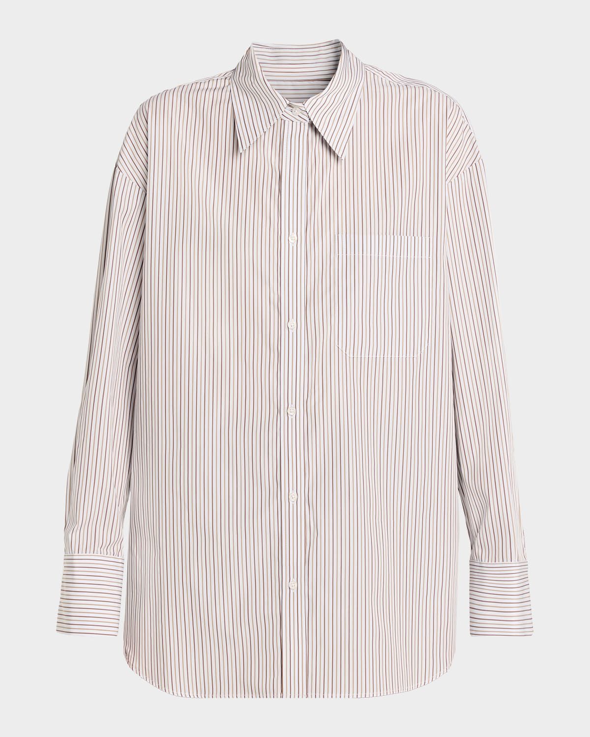 Big Joe Striped Cotton Button-Front Shirt