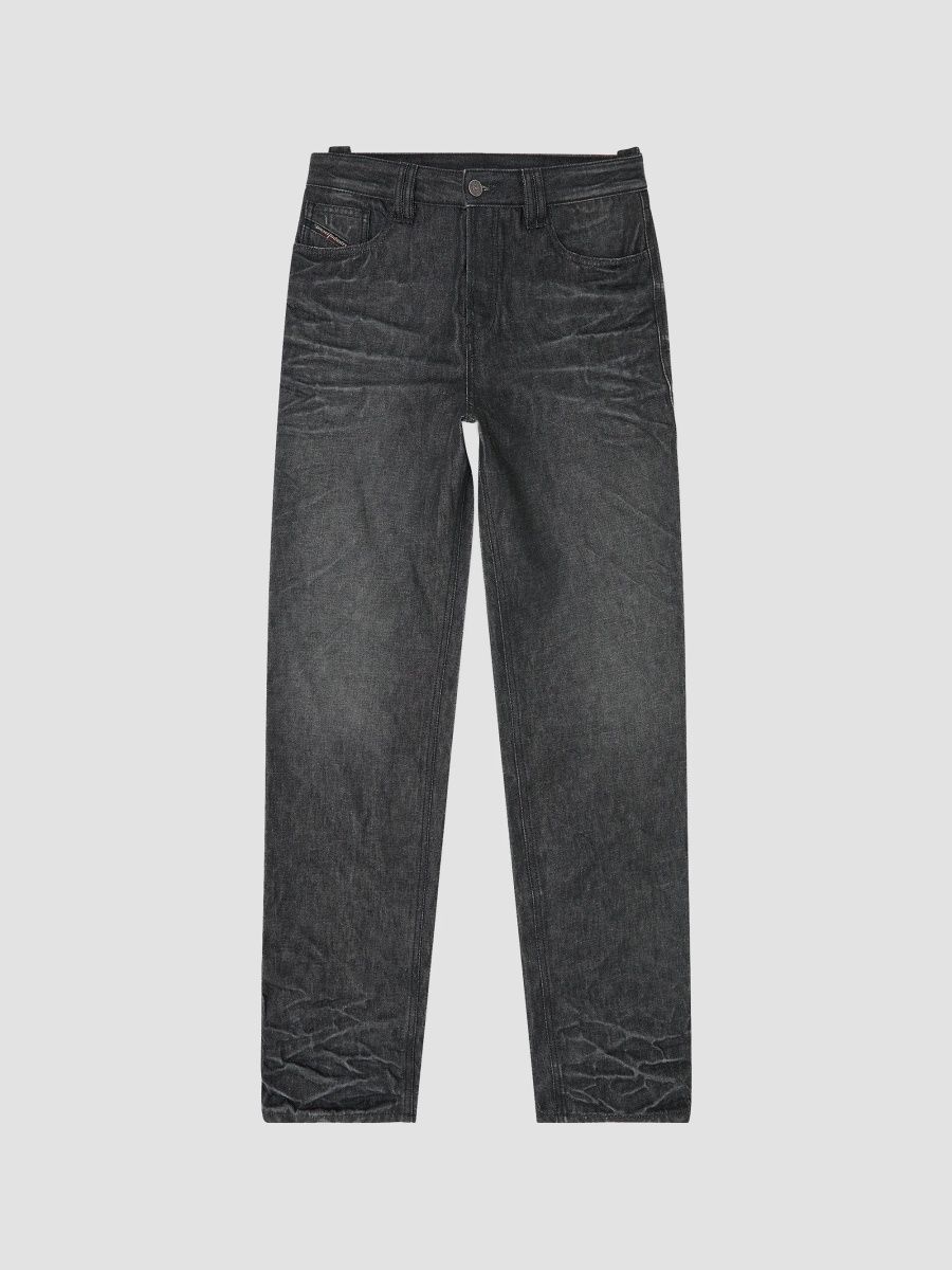 Diesel Men's Voeed Stacked Straight Jeans - Black Denim - Size 28