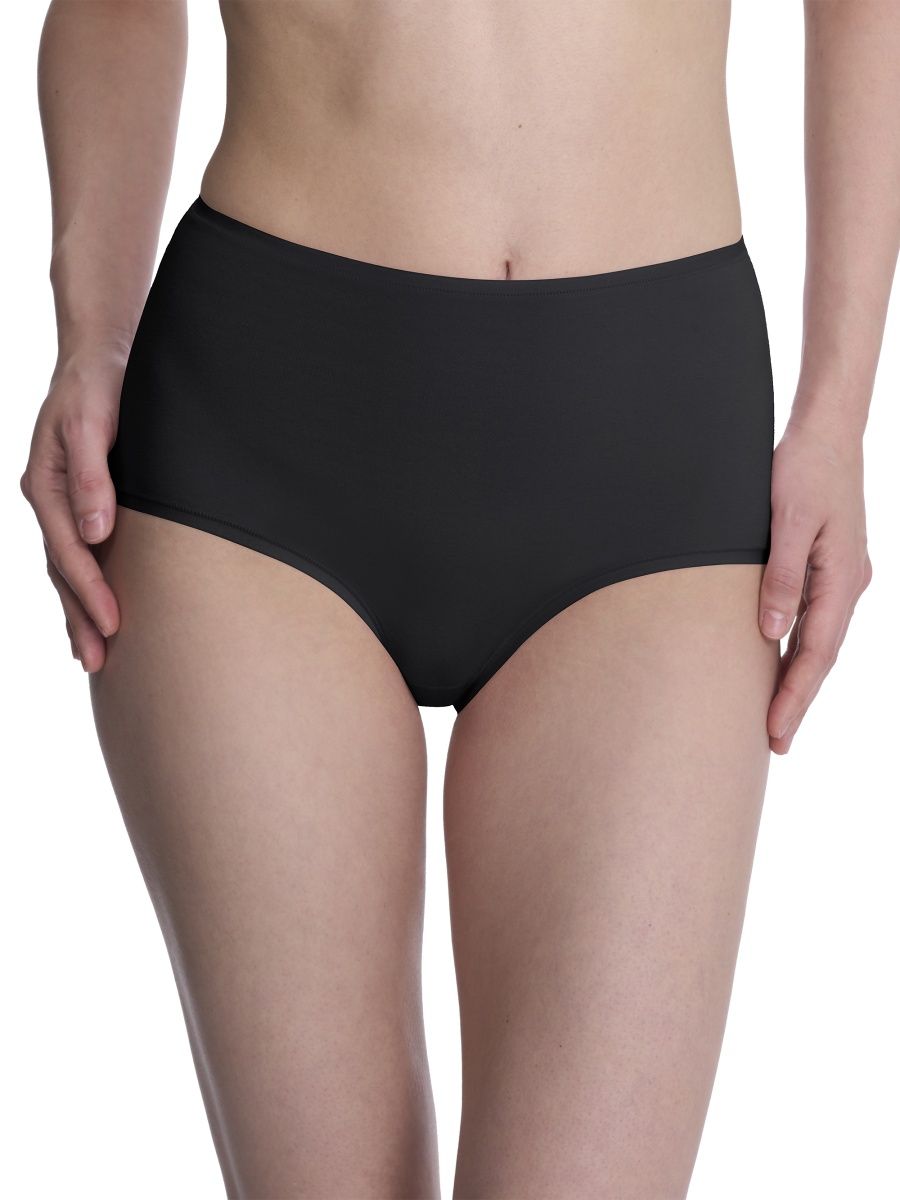 Natori Women's Bliss Bare Cotton High Waist Brief - Black - Size XXL