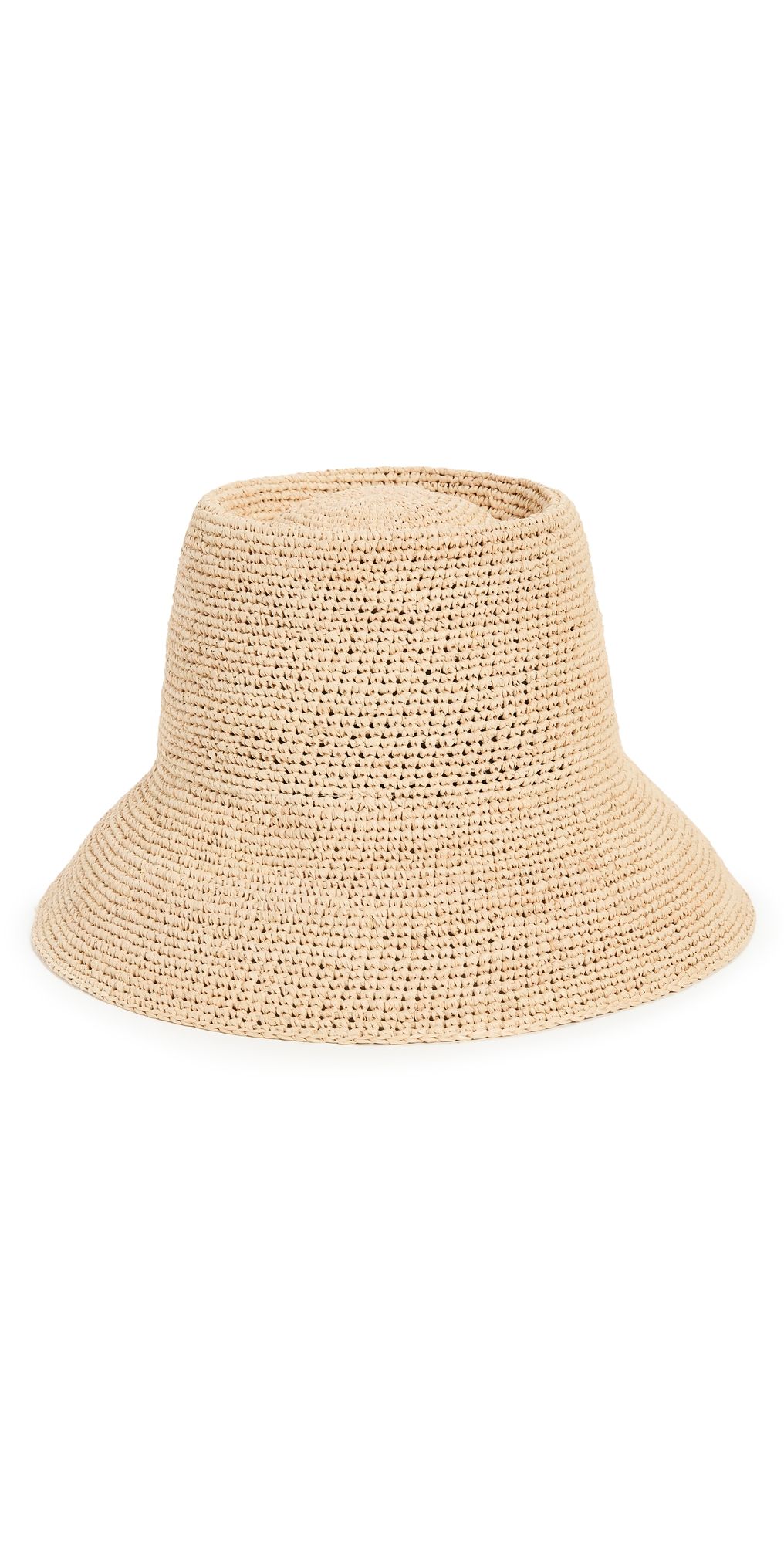Janessa Leone Felix Straw Bucket Hat Natural S