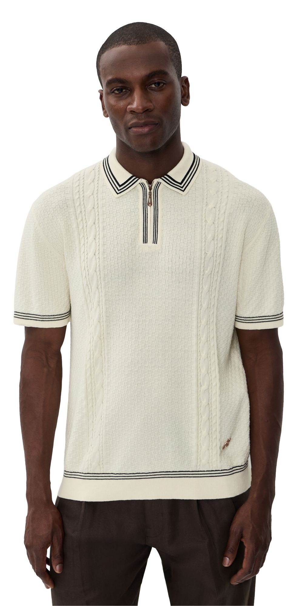 Malbon Navarro Polo Cream XXL