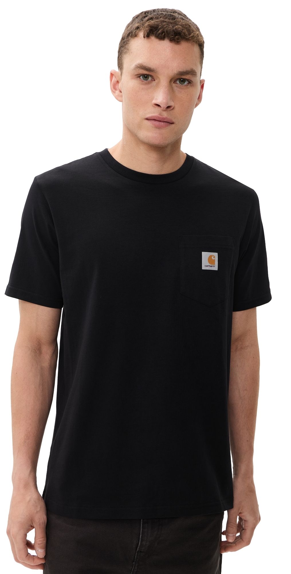 Carhartt WIP Short Sleeve Pocket Tee Black / Gold XL
