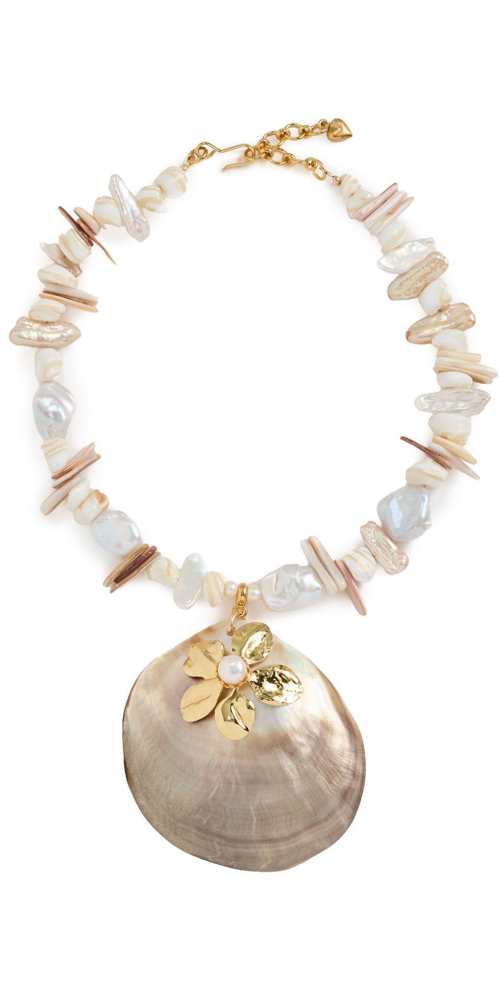 Brinker + Eliza Emme Necklace Pearl/Shell One Size