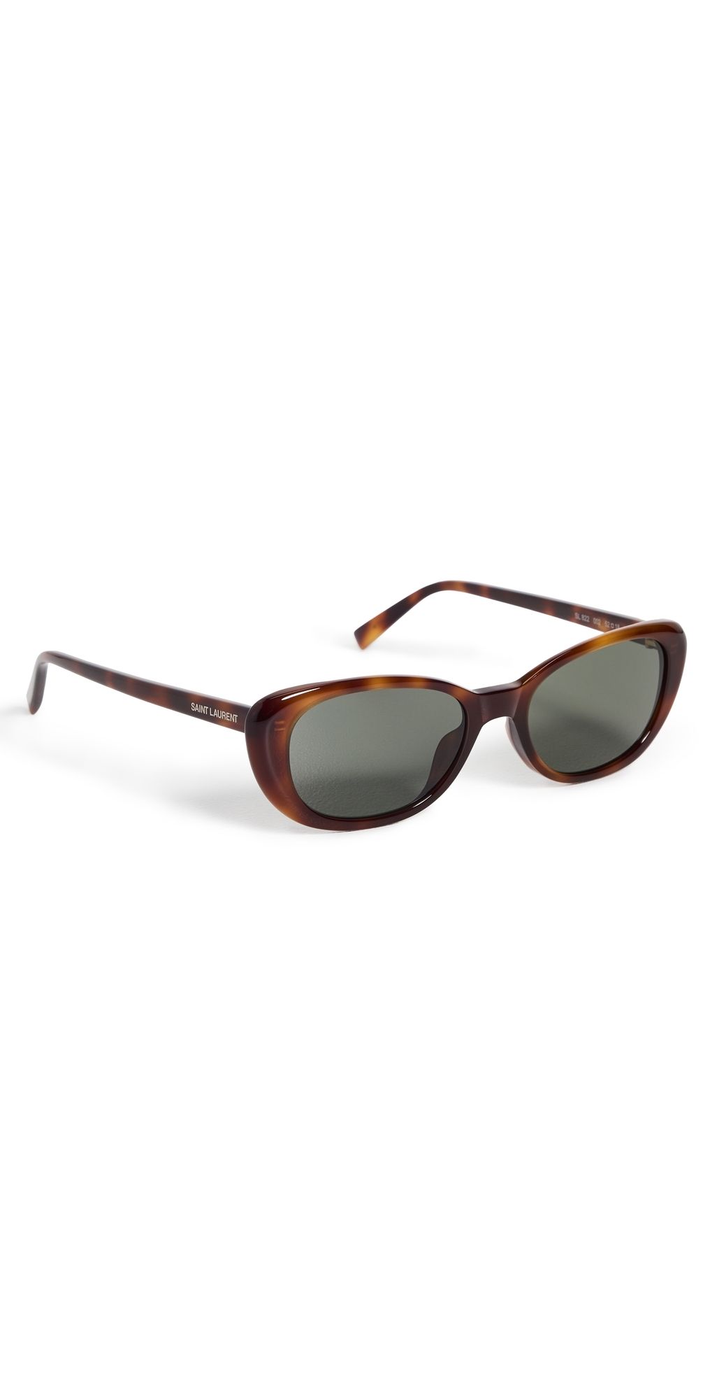 Saint Laurent SL 822 Sunglasses Havana-Havana-Grey One Size