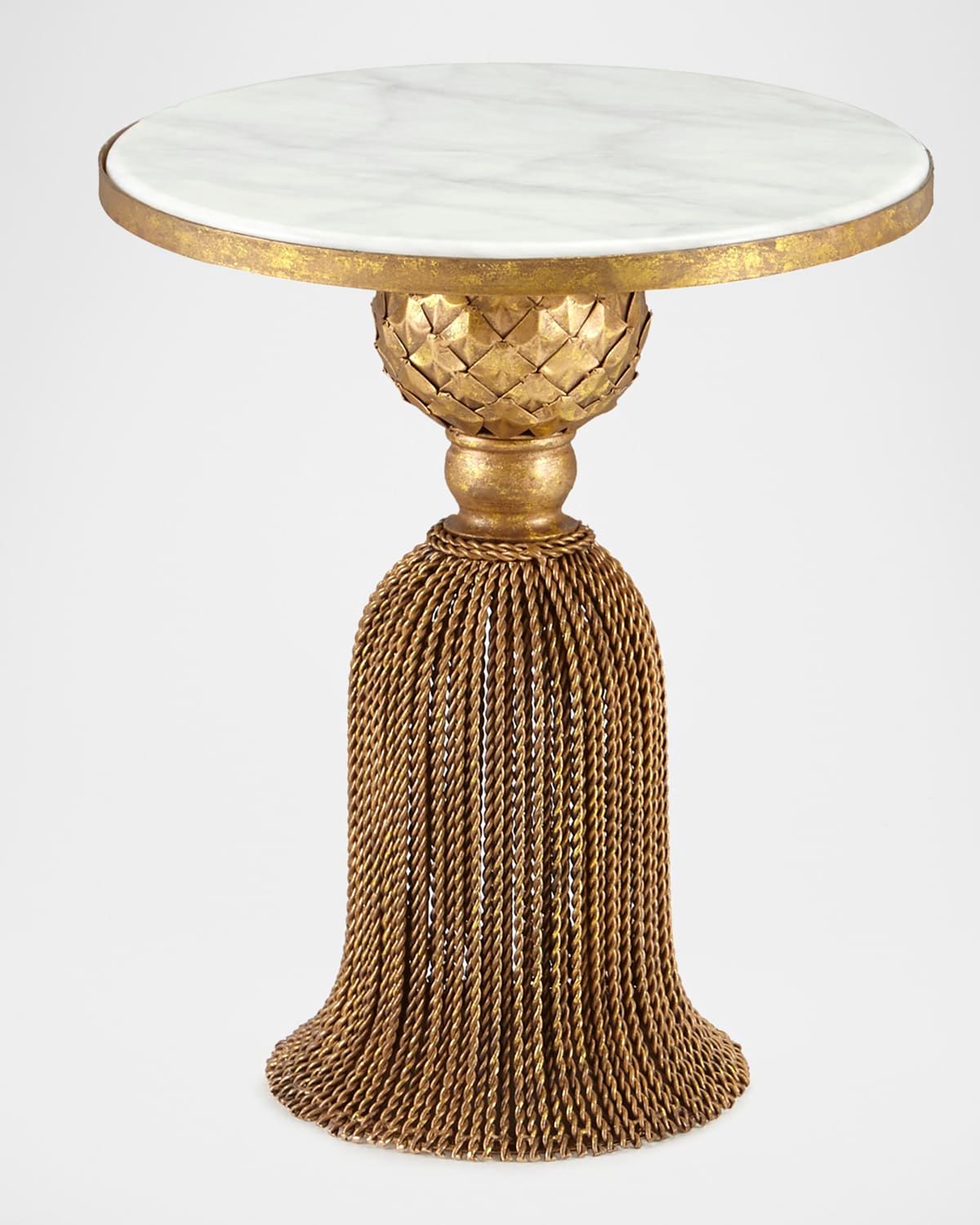 Kay Marble Tassel Table