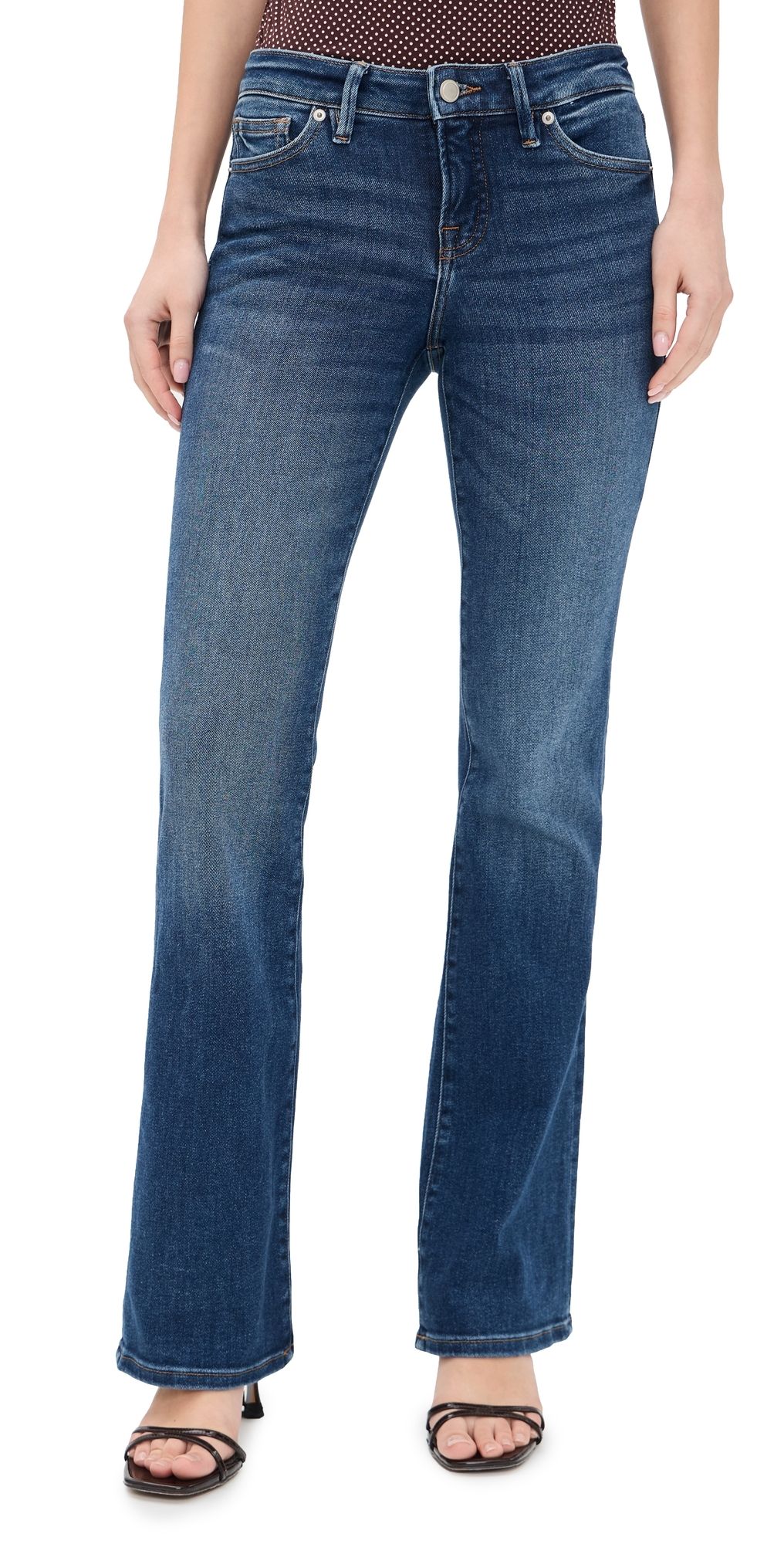 Good American Good Low Rise Bootcut Jeans Indigo1218 0