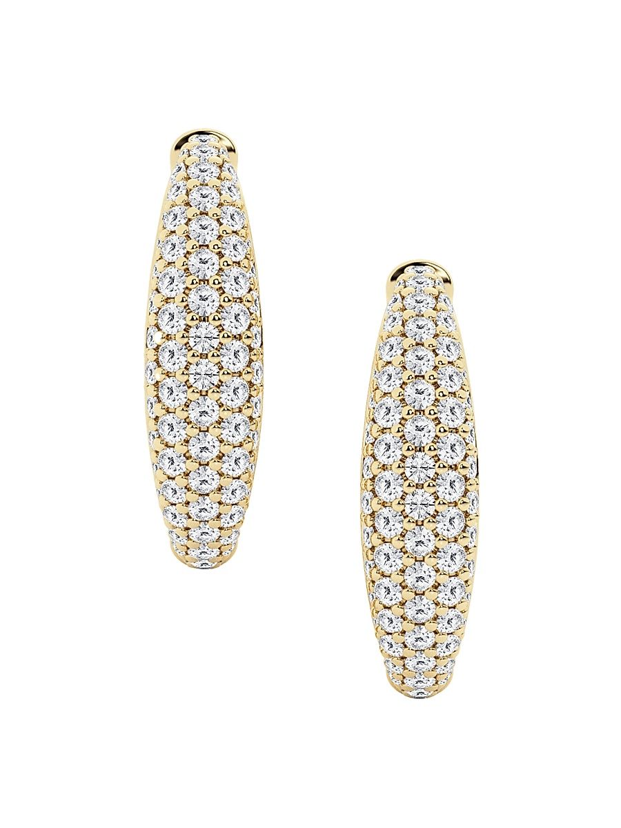 Women's Bomb�� 14K Yellow Gold & 0.72 TCW Lab-Grown Diamond Ear Cuffs