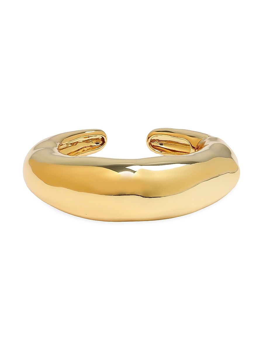 Women's Essentials Molten 14K-Gold-Plated Large Cuff - Gold