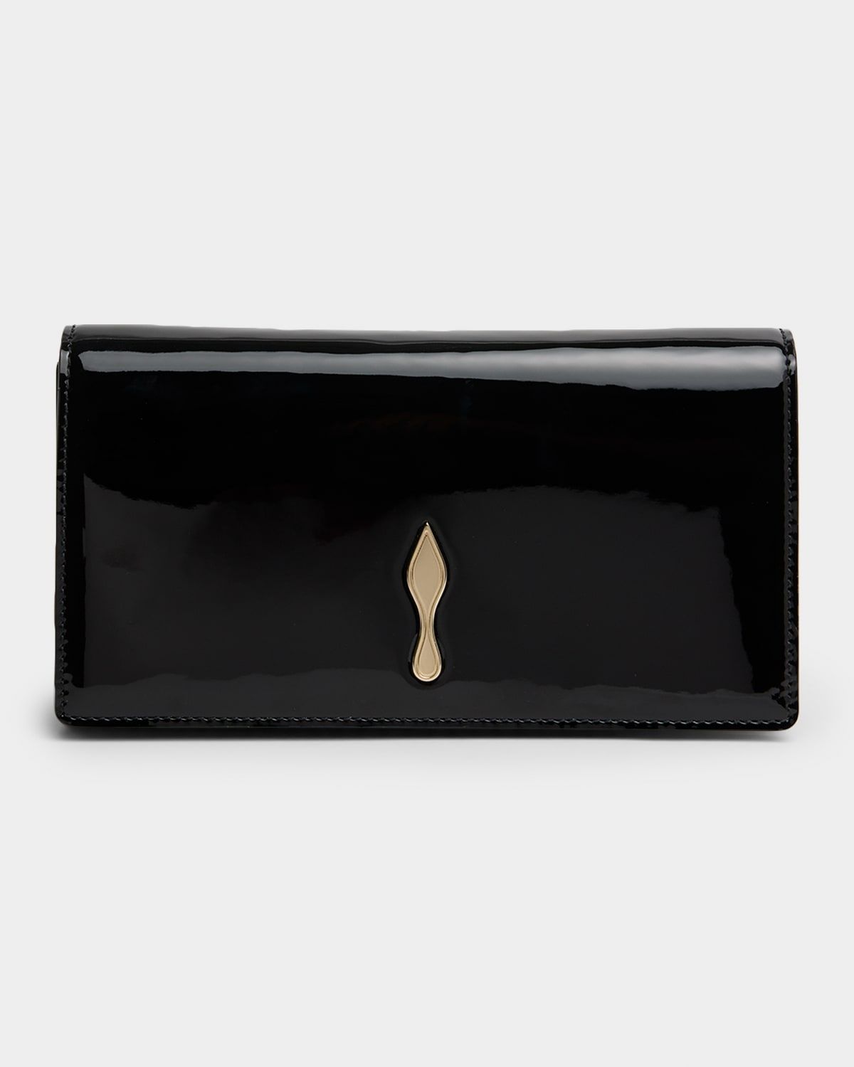 Bettina Patent Leather Clutch Bag