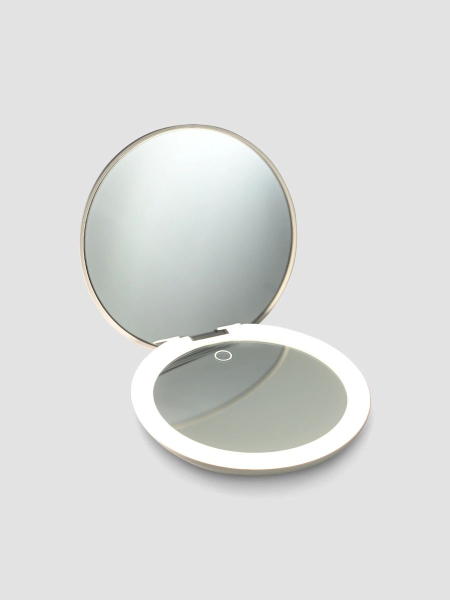 Compact Mirror - White