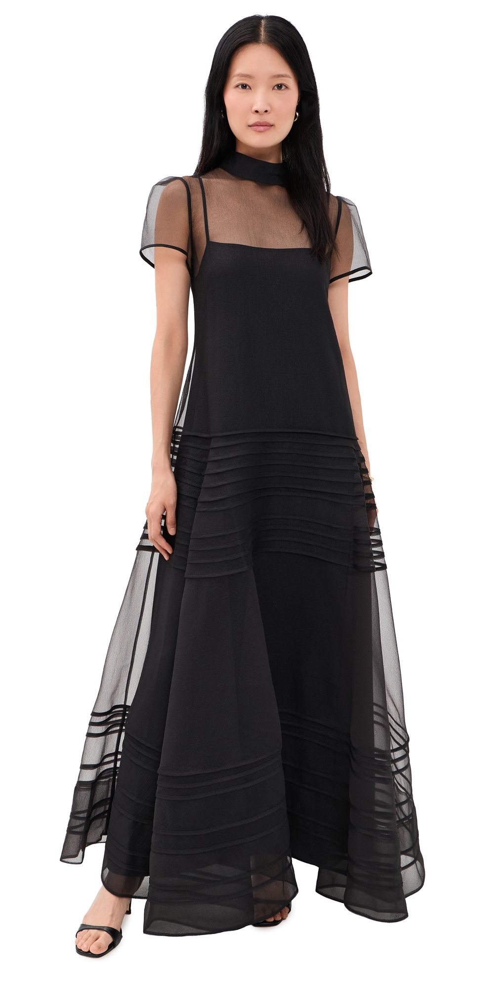 STAUD Stratton Dress Black XL