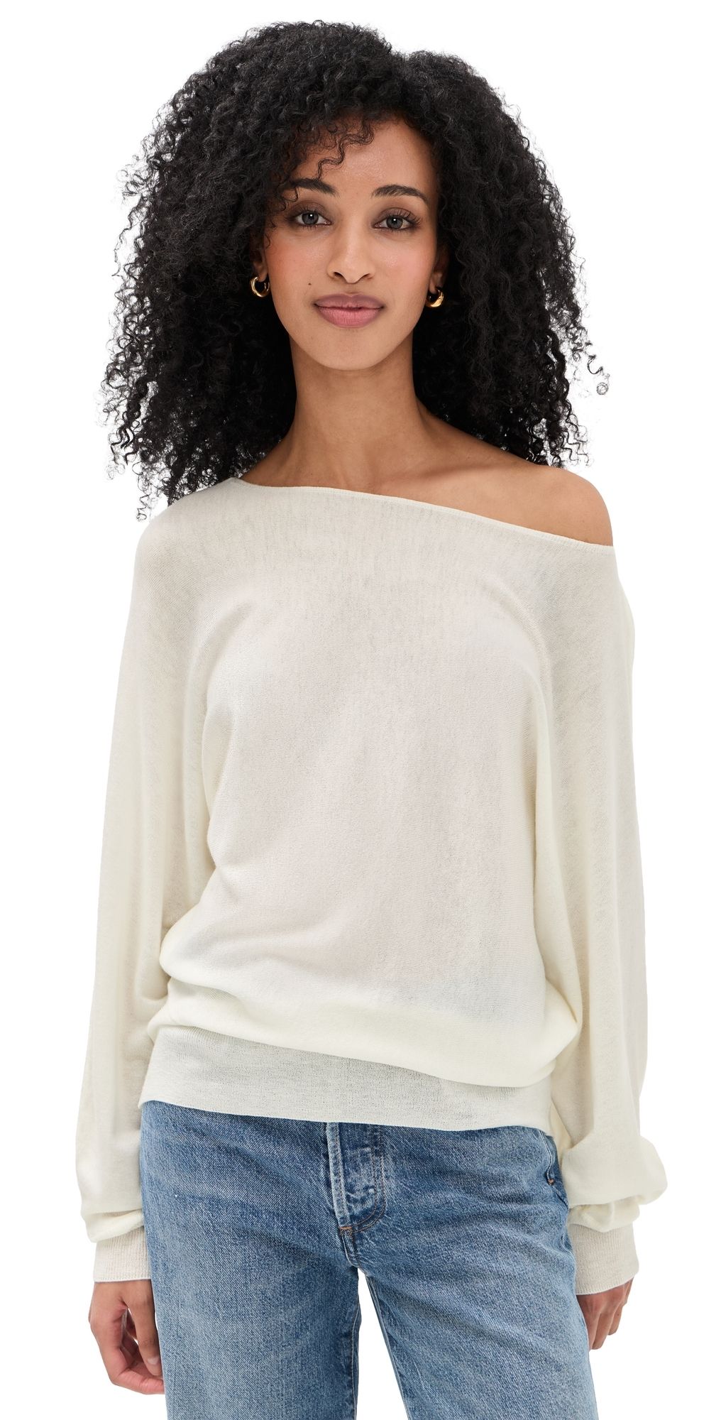 Favorite Daughter The Effortless Sweater Ivory M