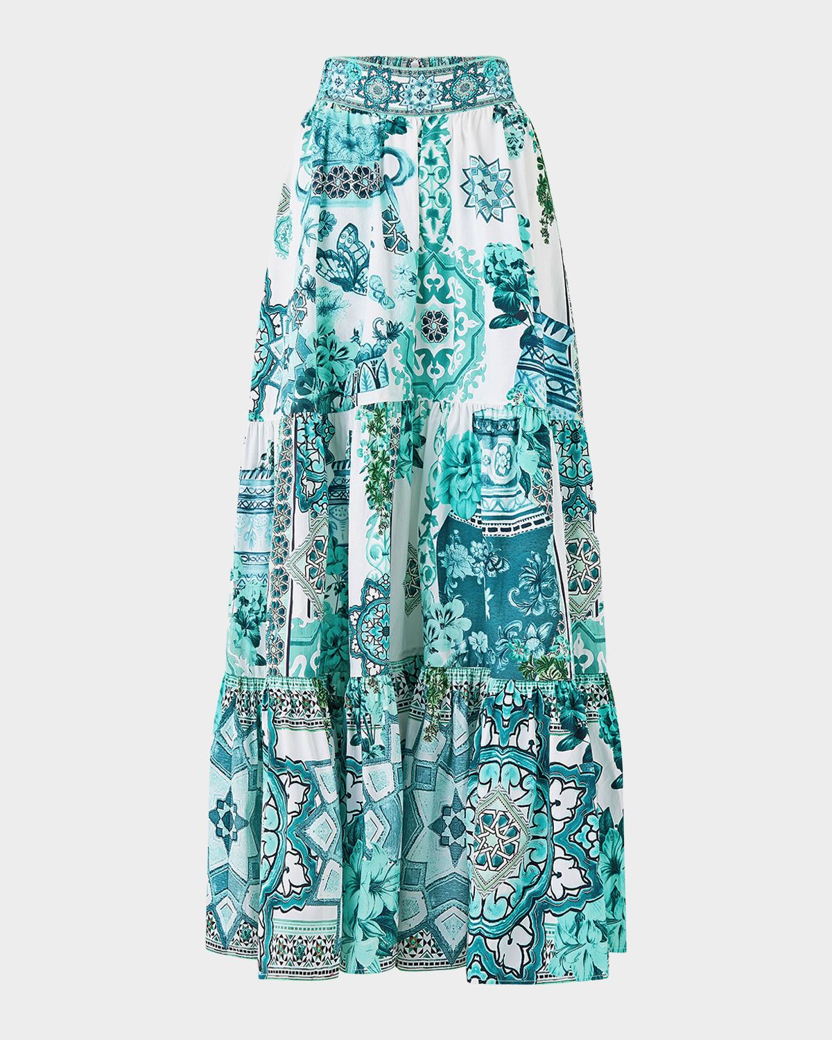 Balearic Bebe Tiered Maxi Skirt