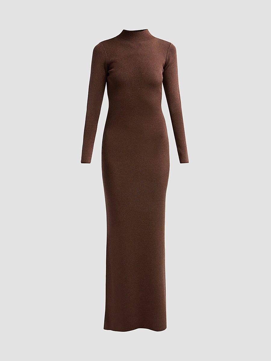 Women's Taelan Knit Maxi Dress - Burnt Clove - Size XL