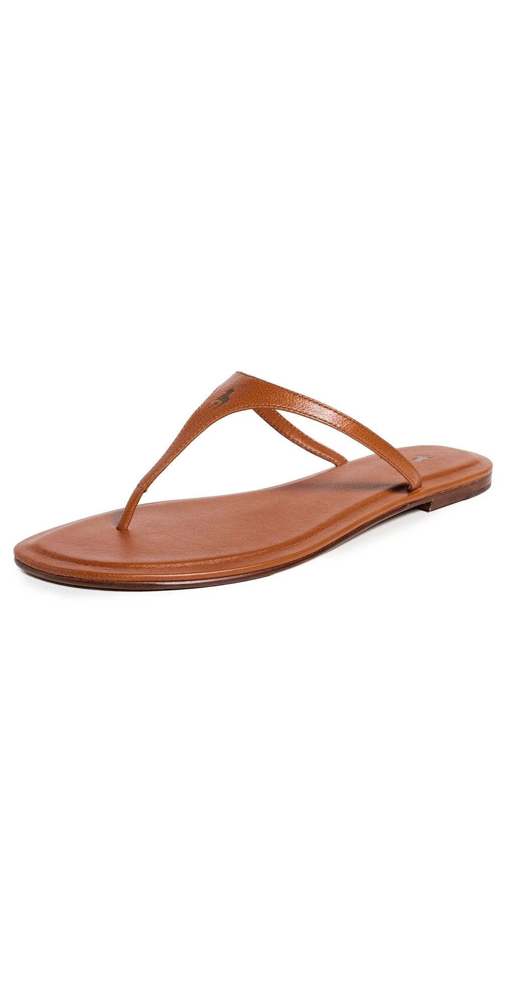 Polo Ralph Lauren Polo Play Nappa Leather Thong Sandals Cuoio 7