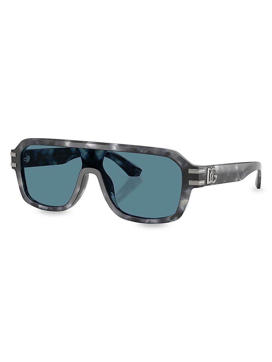 Men's Aviator Sunglasses - Grey Havana Blue