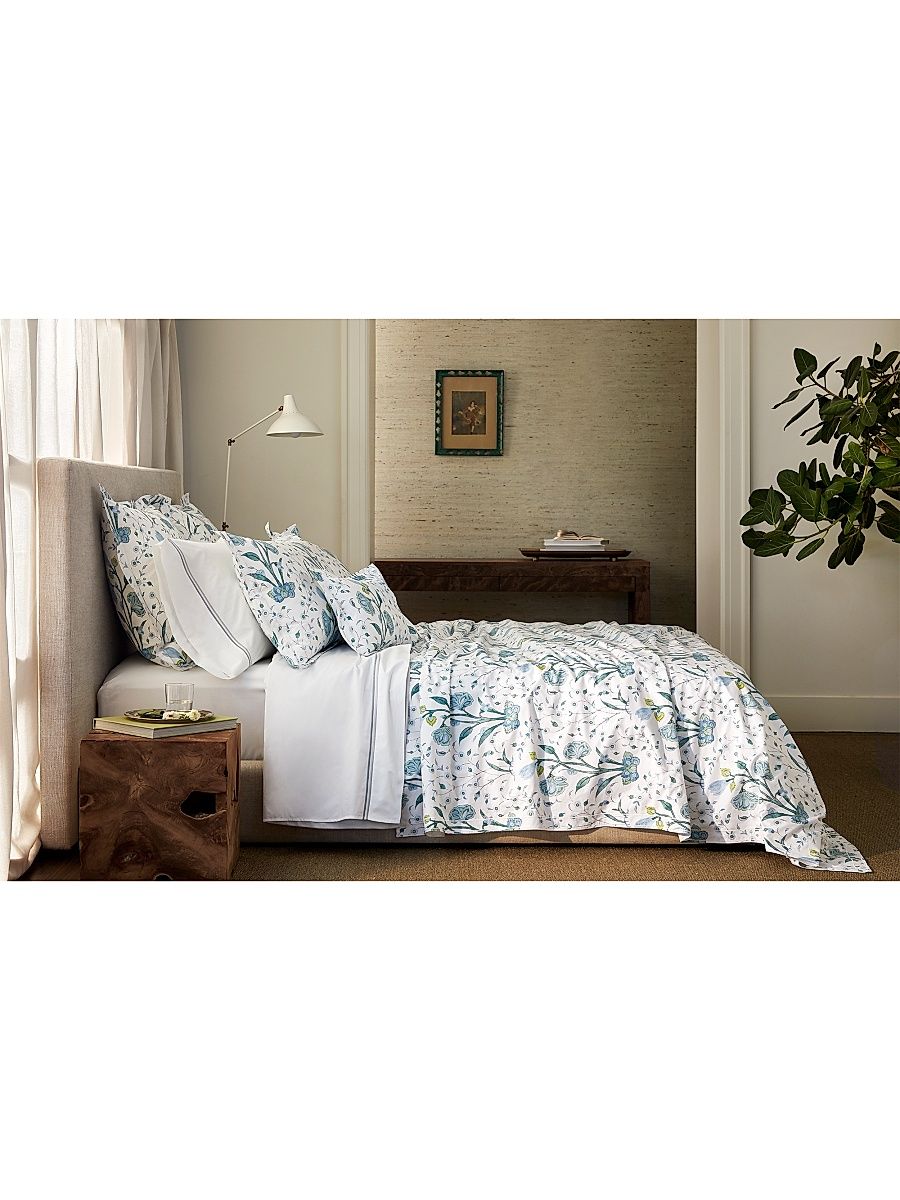 Khilana Duvet Cover & Sham Collection - Blue - Size Boudoir