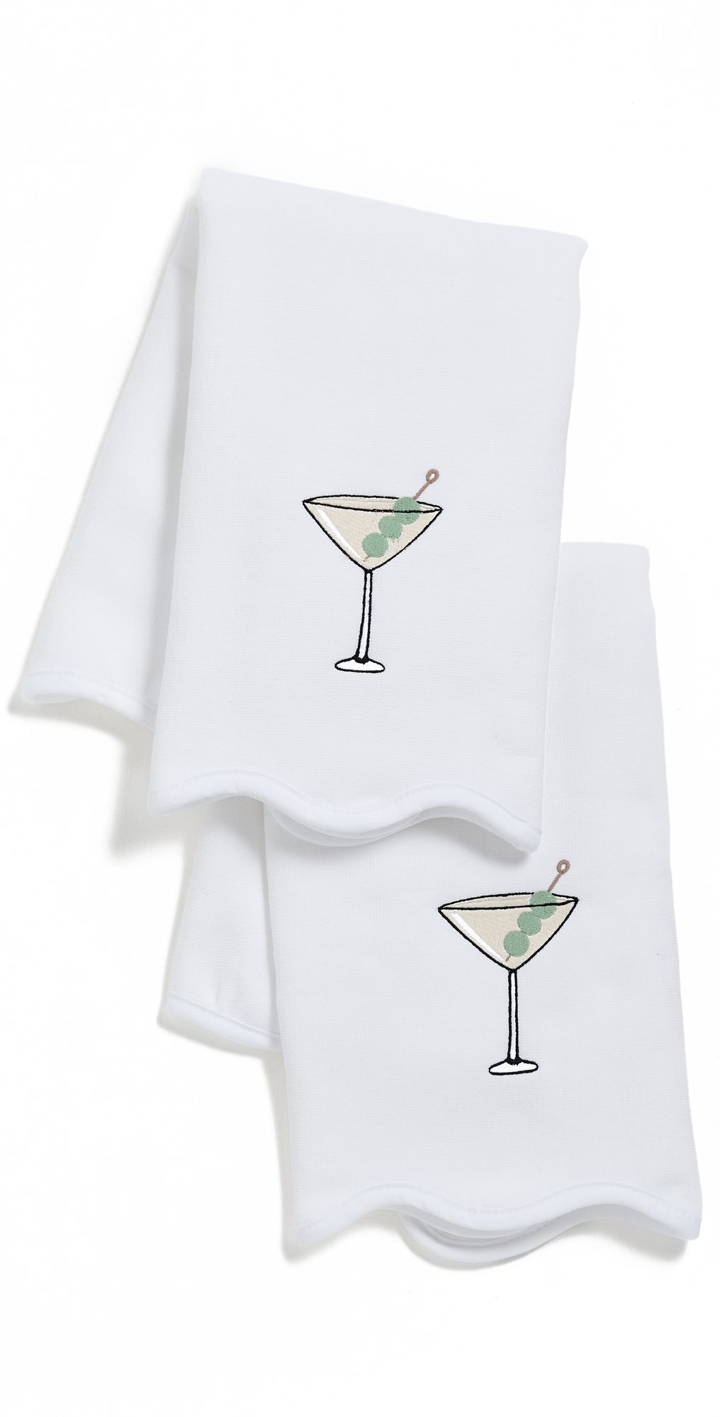 Weezie Martini Hand Towel 2 Pack Martini One Size