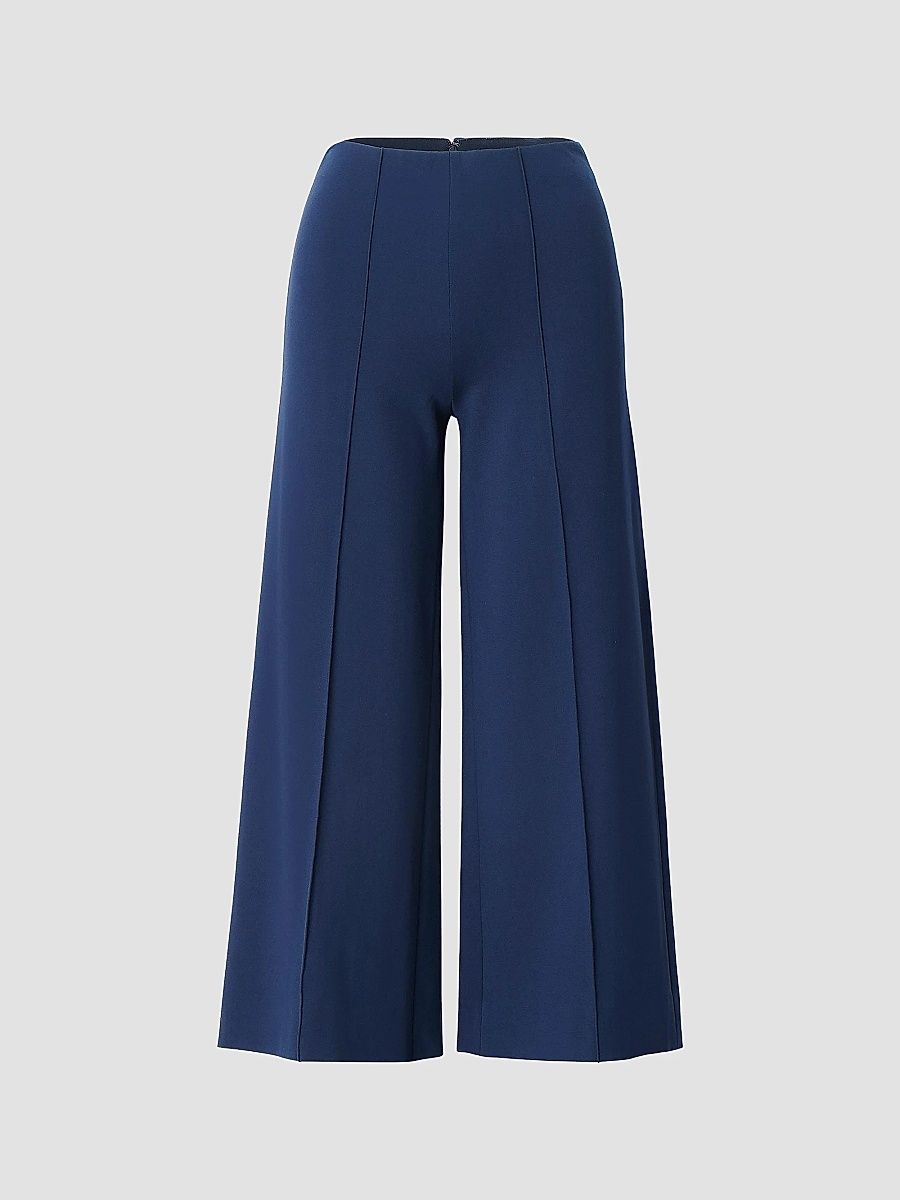 rag & bone Women's Irina Wide-Leg Culottes - Navy - Size Small