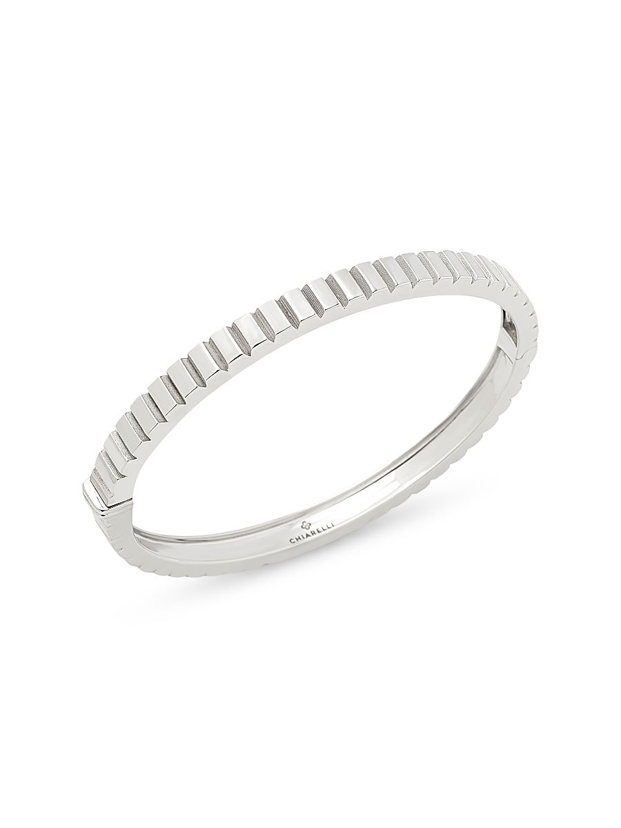 Women's Riflessi 18K White Gold Bangle - White Gold