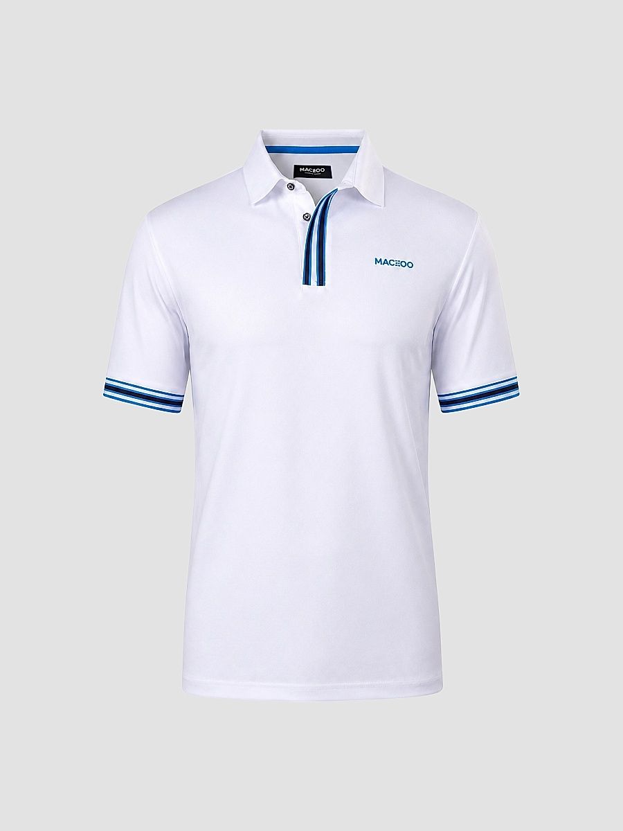 Men's Golf Polo Shirt - White - Size XXXL