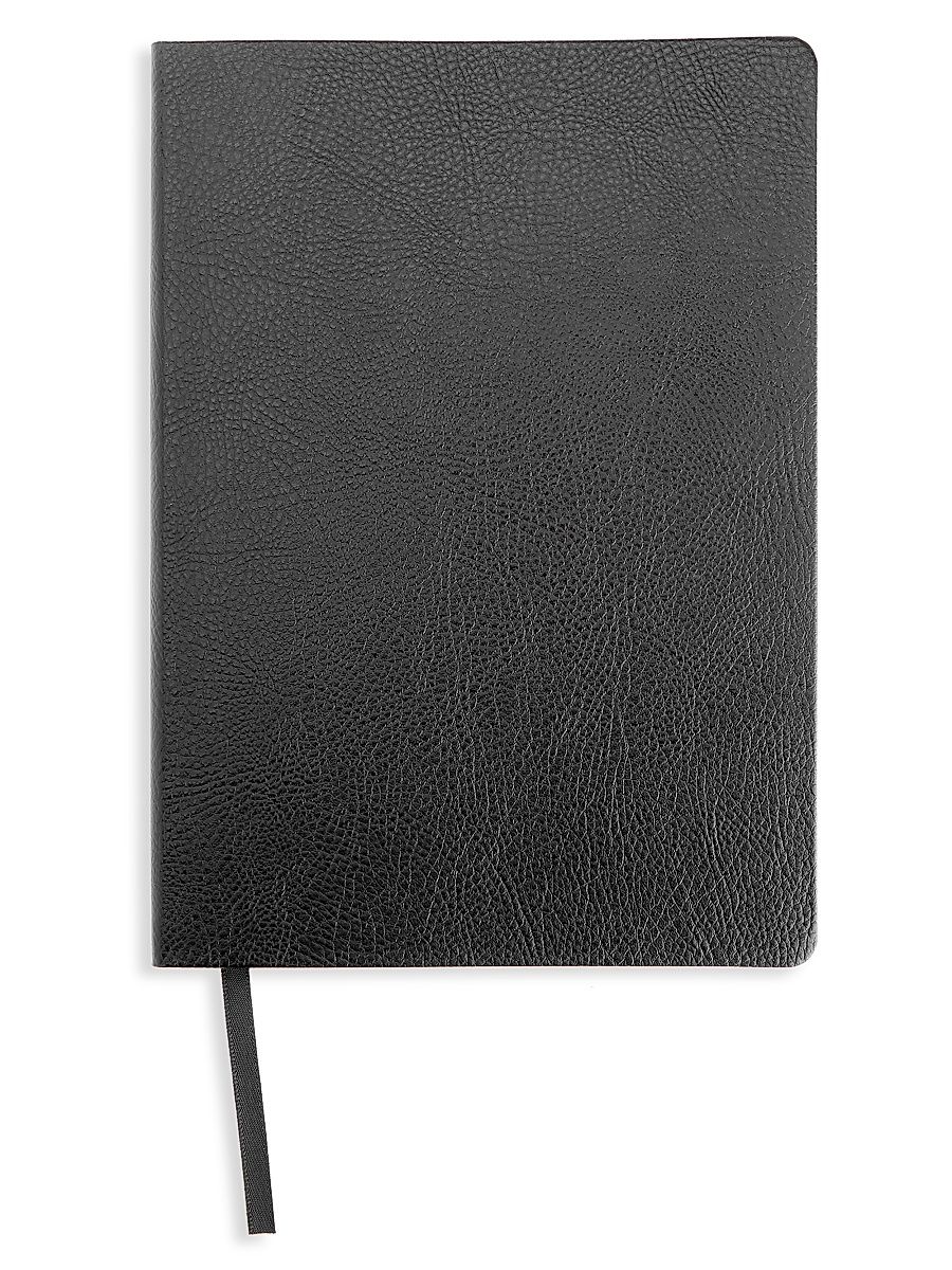 Women's Contemporary Leather Journal - Black