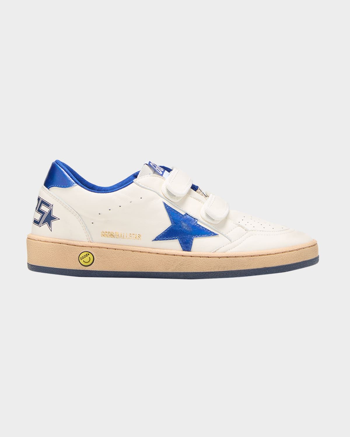 Kid & apos;s Ball Star Nappa Leather Low-Top Sneakers, Toddler/Kids