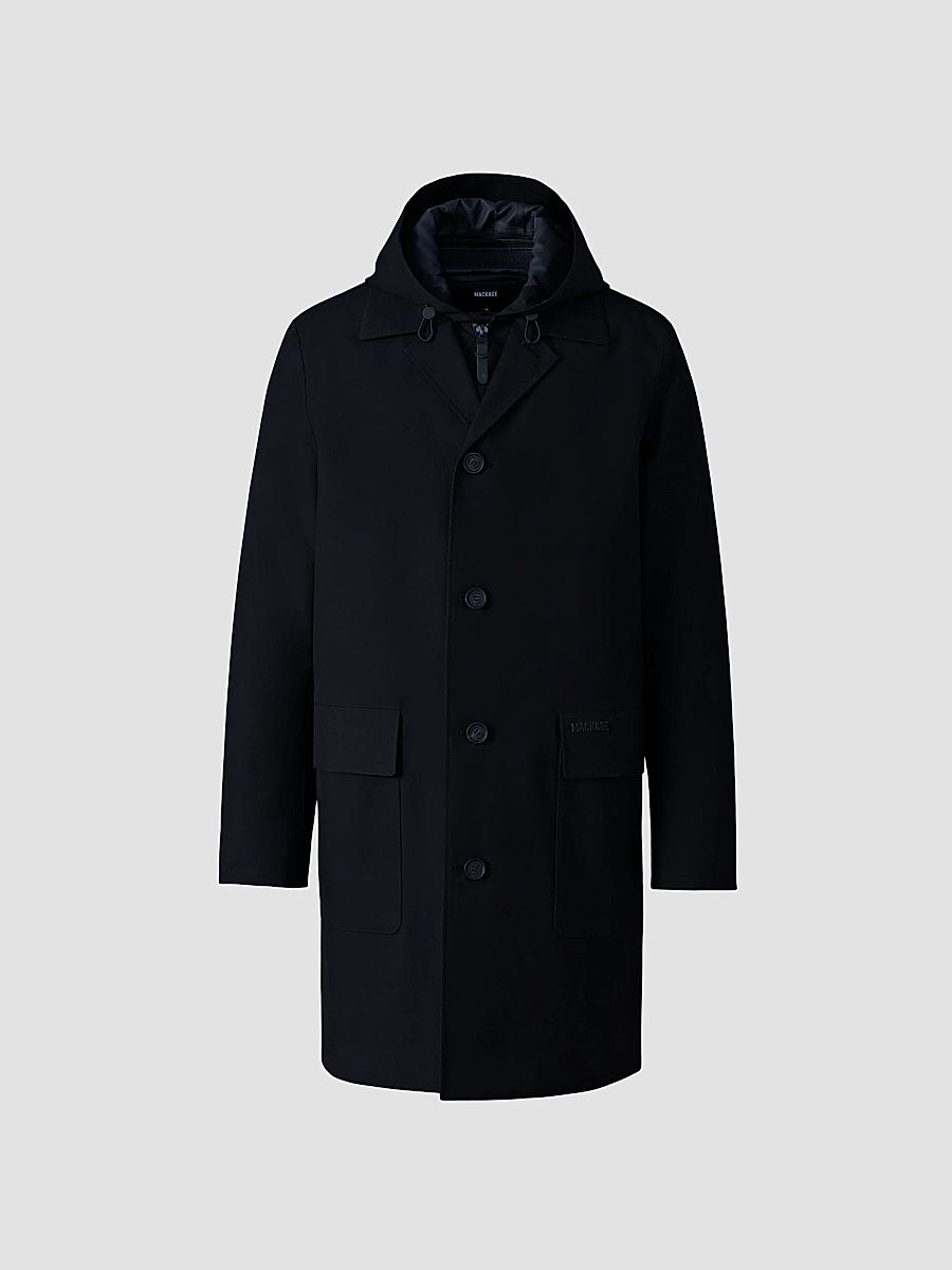 Mackage Men's Mathias Hooded Parka - Black - Size 48
