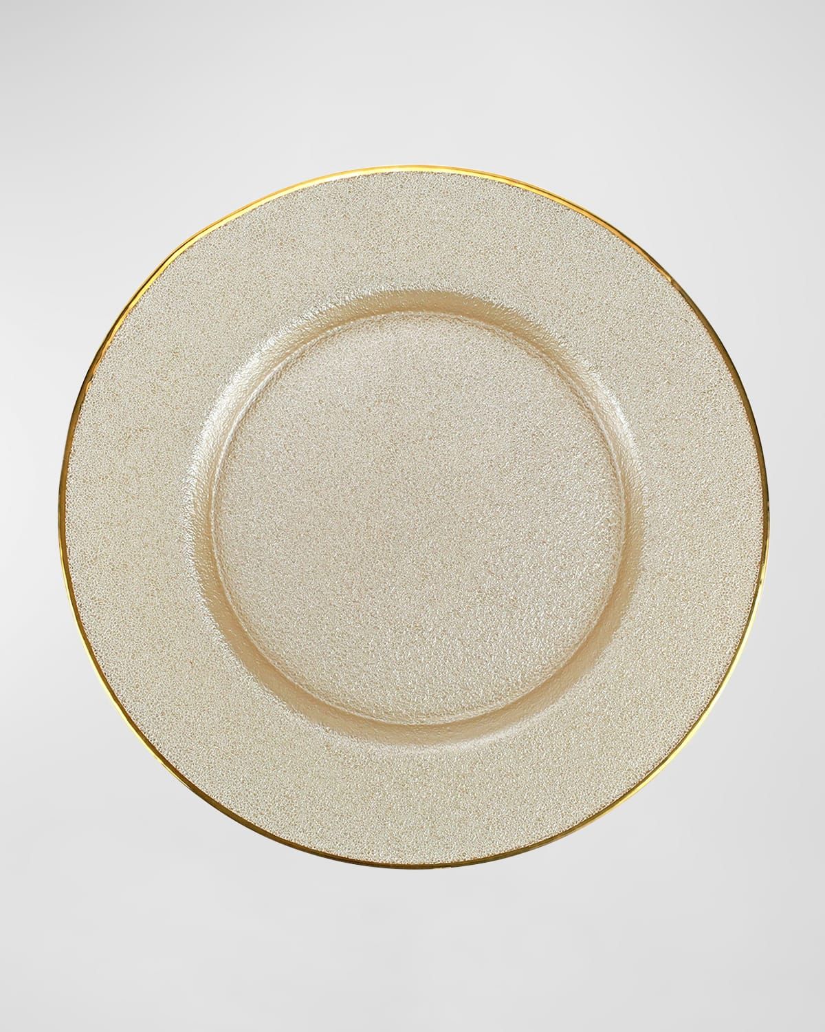 Metallic Pearly Dinner Plate