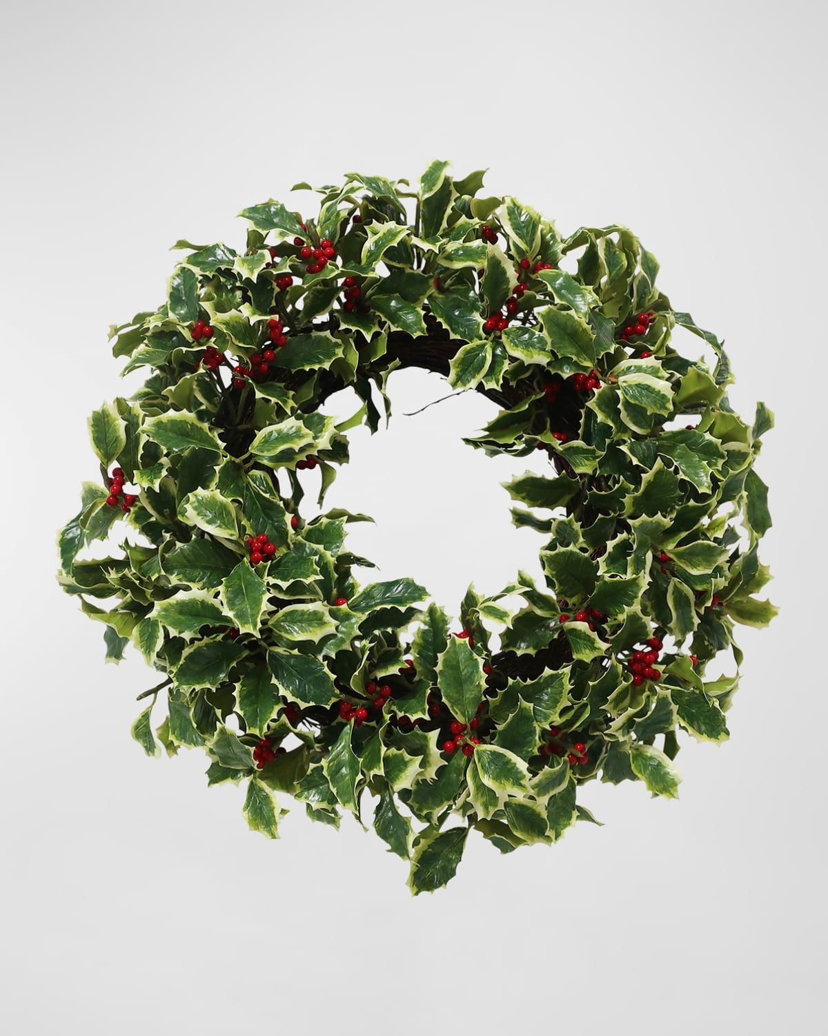 Holly Branch Wreath