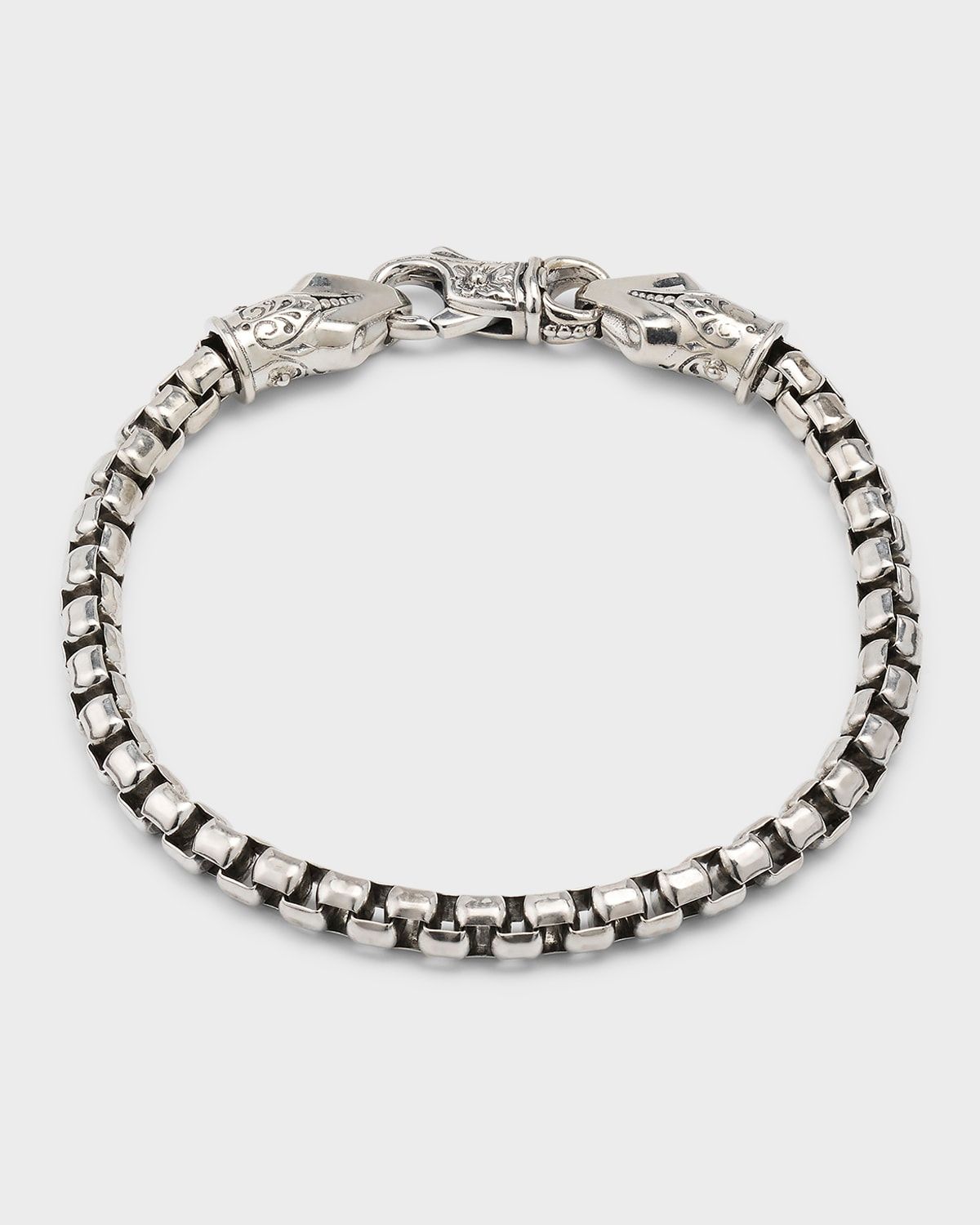 Men & apos;s Sterling SIlver Chain Bracelet