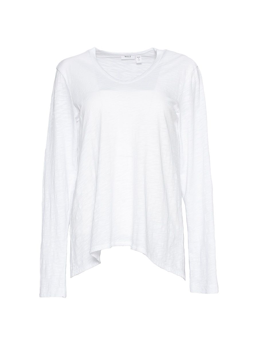 Women's Long Sleeve T-Shirt - White - Size XL