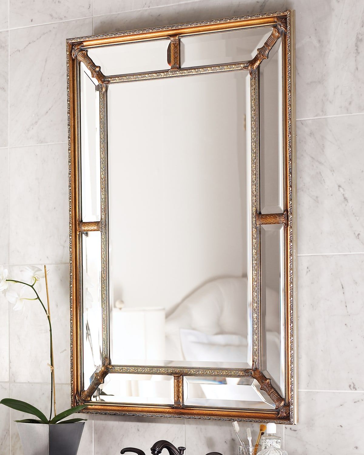 Beveled-Frame Mirror