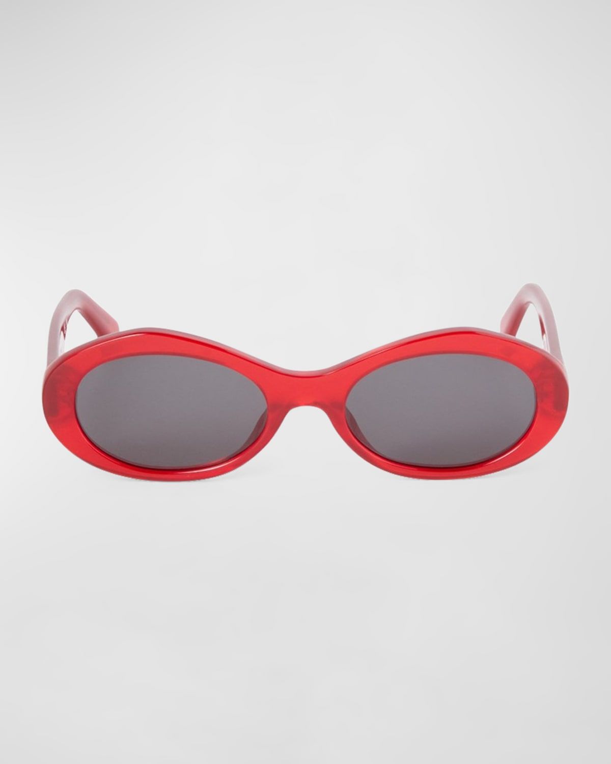 Edison Oval Acetate Sunglasses