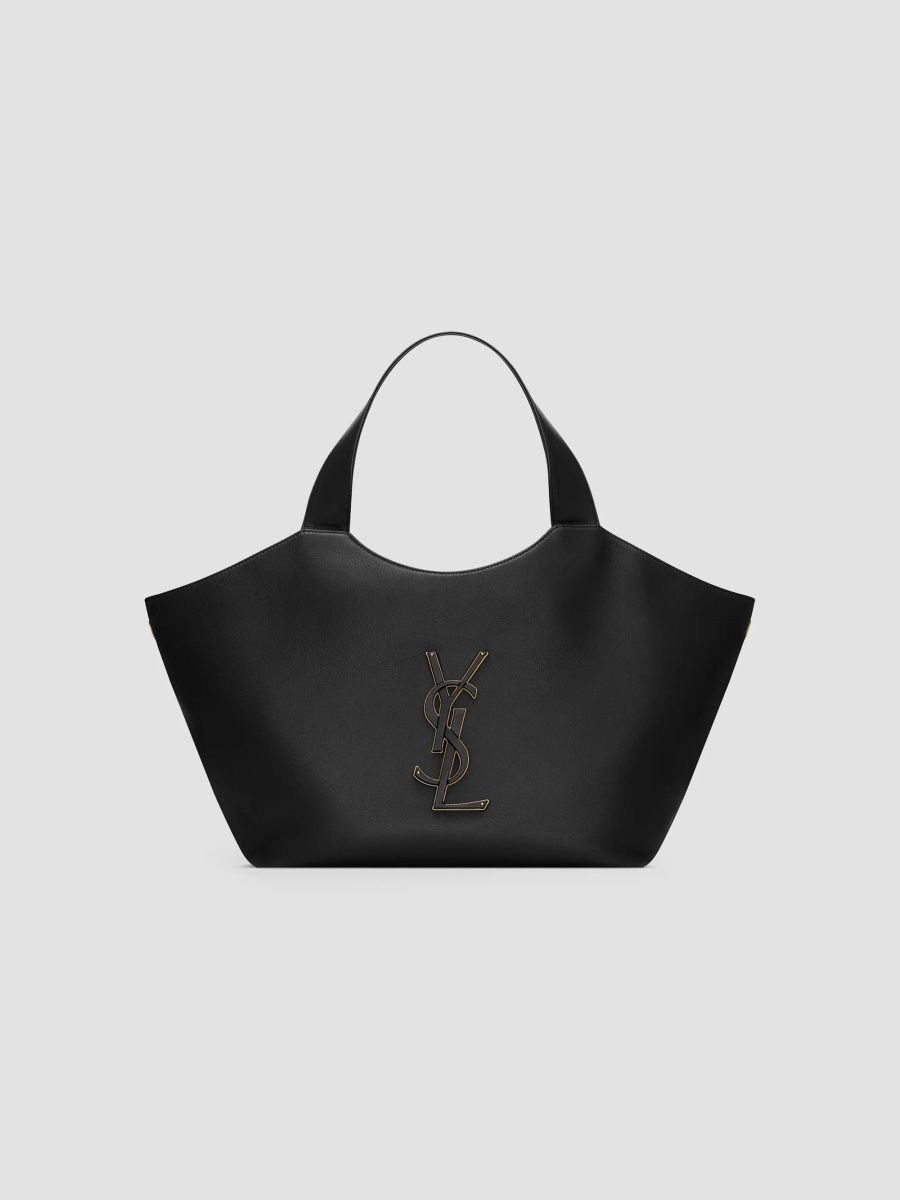 Saint Laurent Women's Icare Medium Shoulder Bag in Smooth Leather - Black