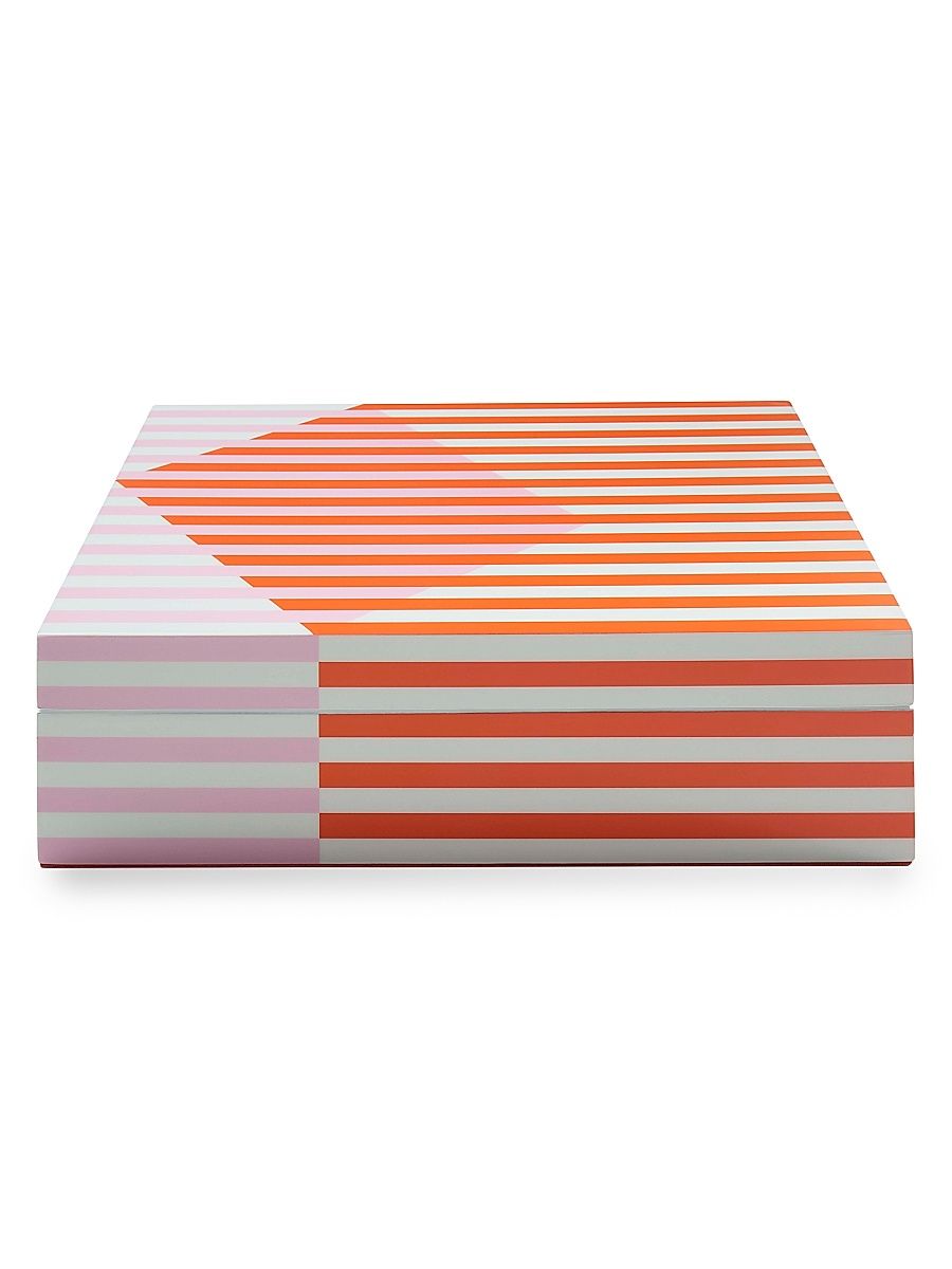 Copenhagen Lacquer Large Box - Pink Orange