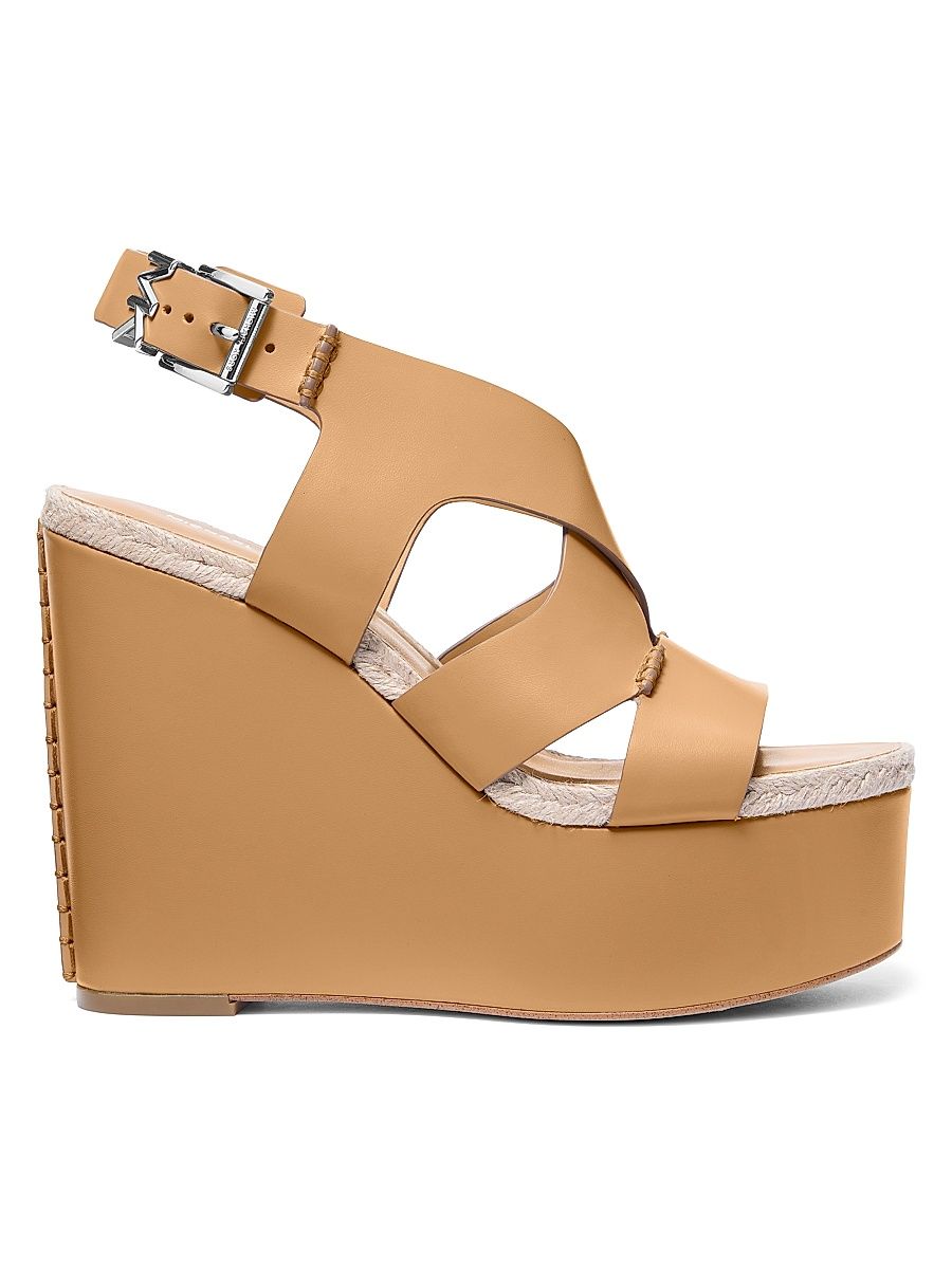 Women's Raven 130MM Platform Wedge Sandals - Peanut - Size 11