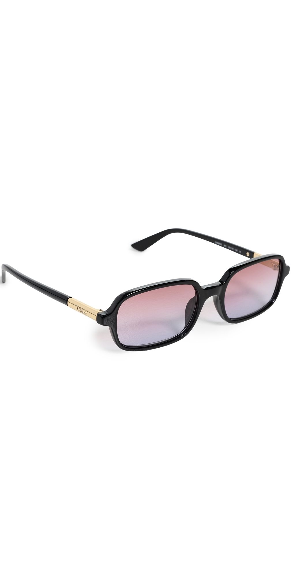 Chloé Judy Sunglasses Black/Red One Size