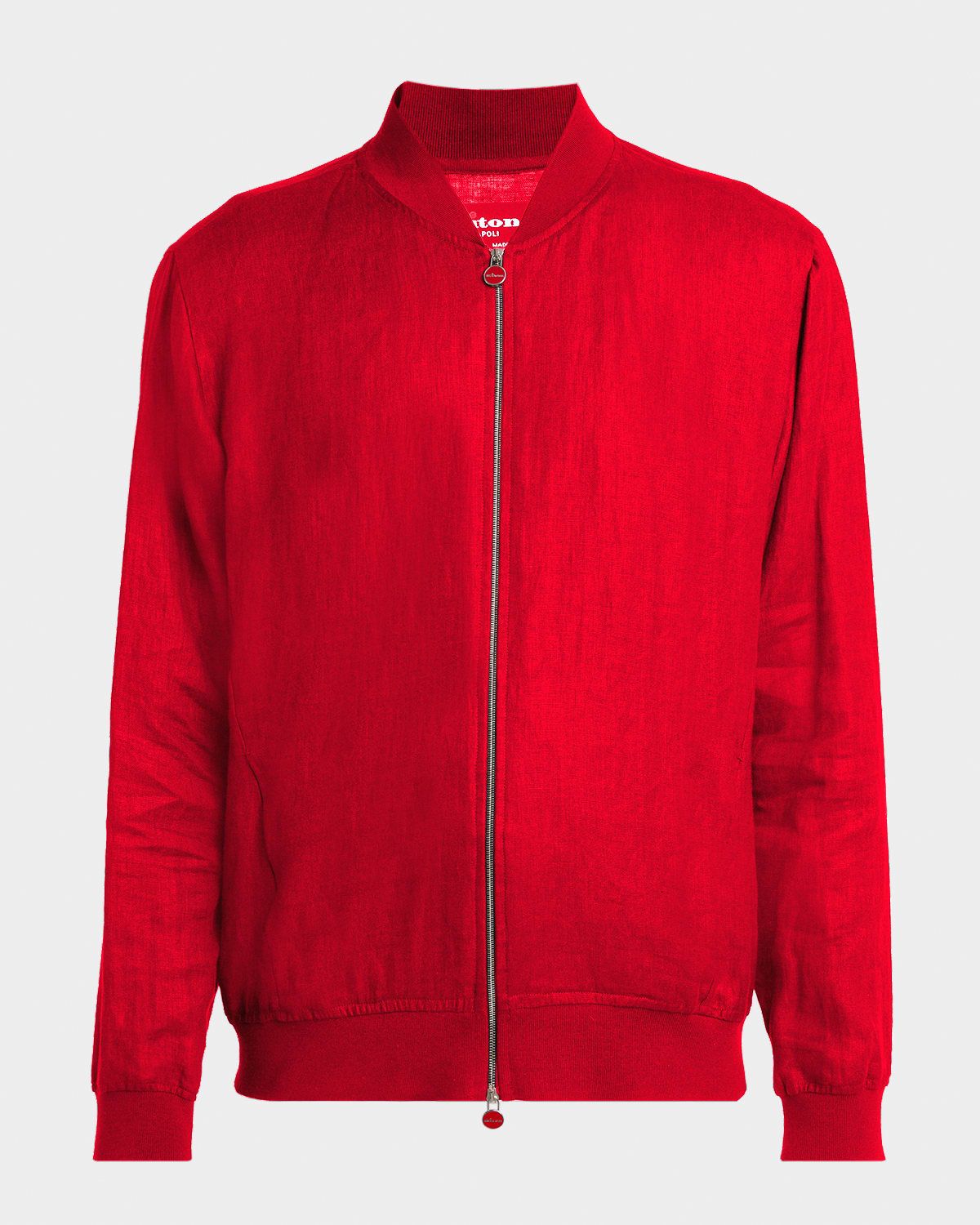 Men & apos;s Linen Full-Zip Blouson