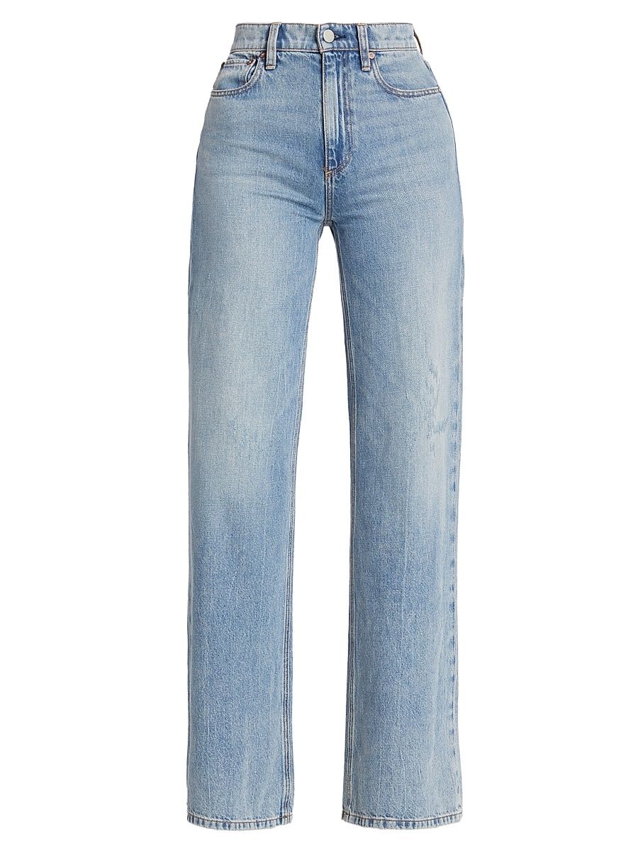 Women's Weezy High-Rise Straight Jeans - Sadie Light Vintage Blue - Size 24
