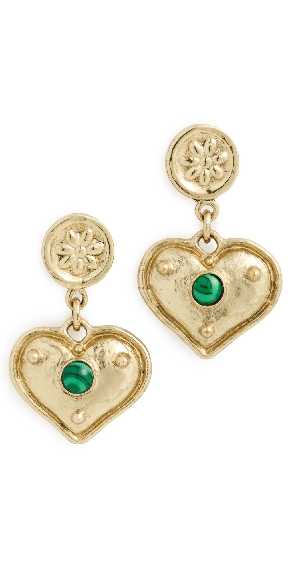 ALÉMAIS Jem Heart Drop Earrings Multi One Size