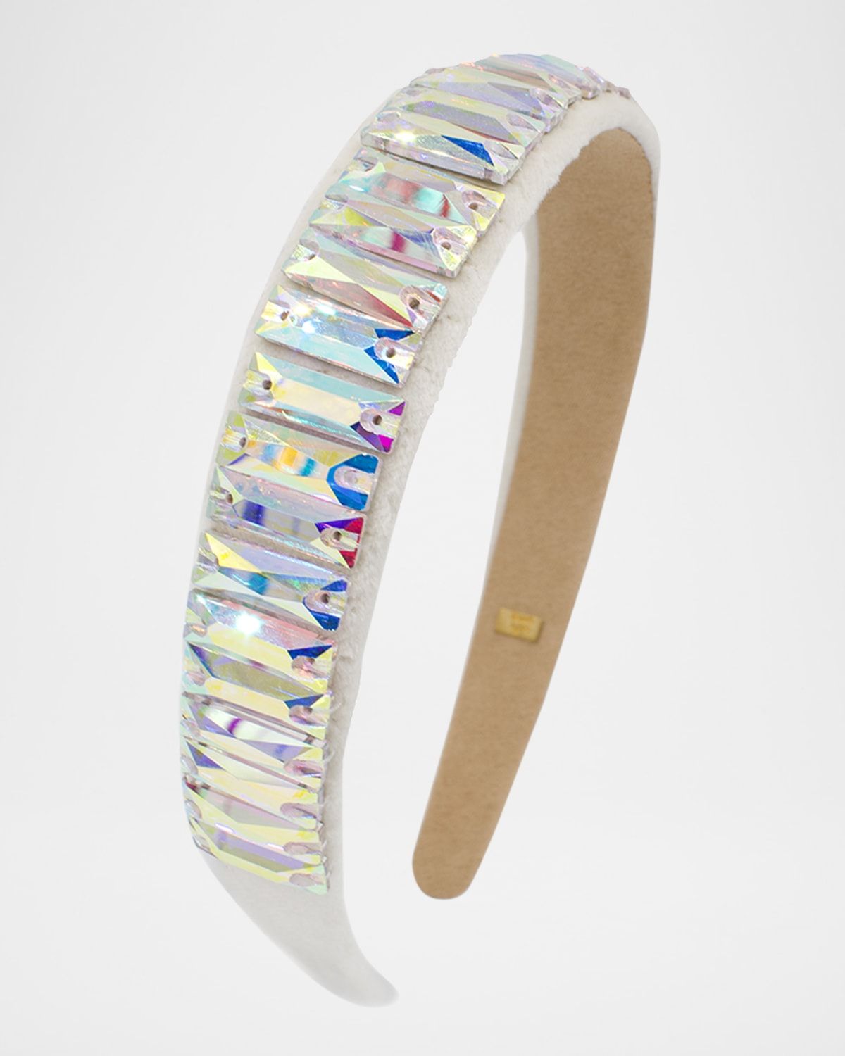 Girl & apos;s Velvet Headband W/ Faux Crystals