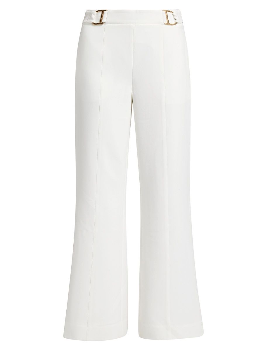 Women's The Inez High-Rise Wide-Leg Pants - Sky White - Size 14