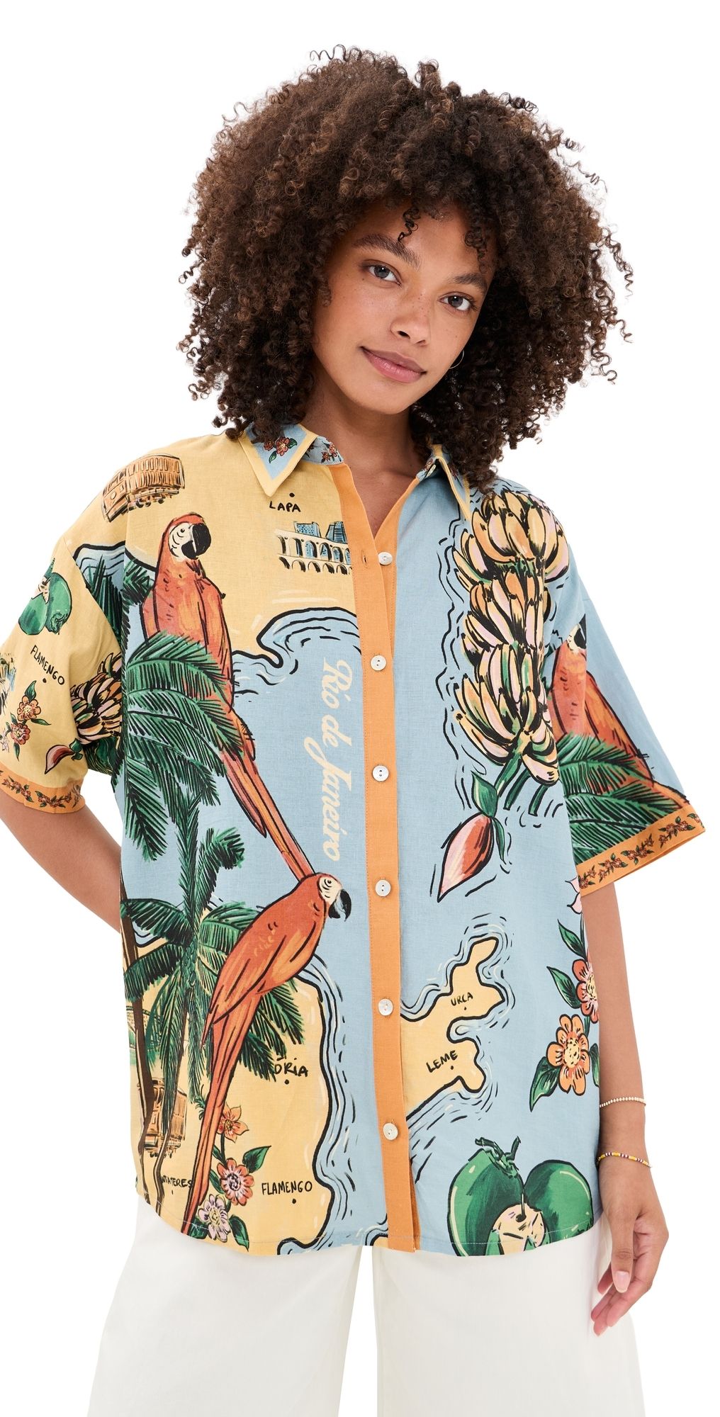 FARM Rio Beaches Path Shirt Beaches Path Multicolor M