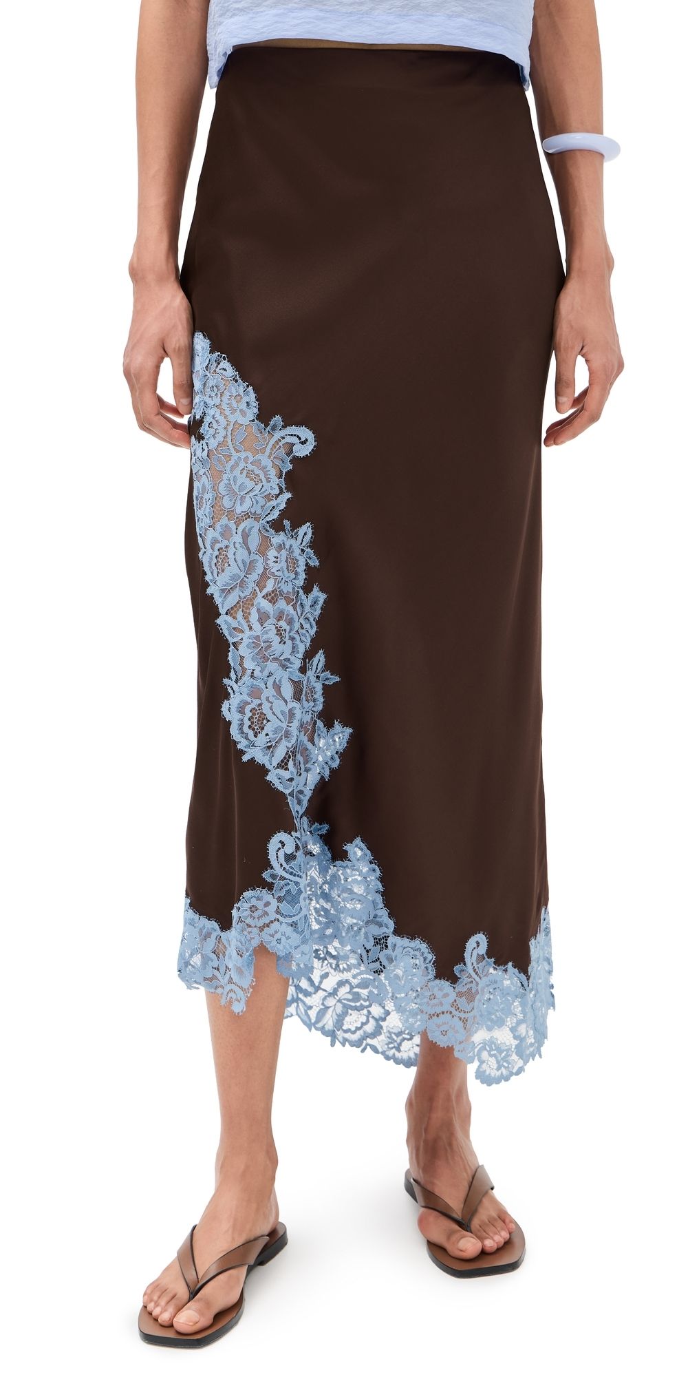 A. L.C. Olivia Skirt Ganache/French Blue M