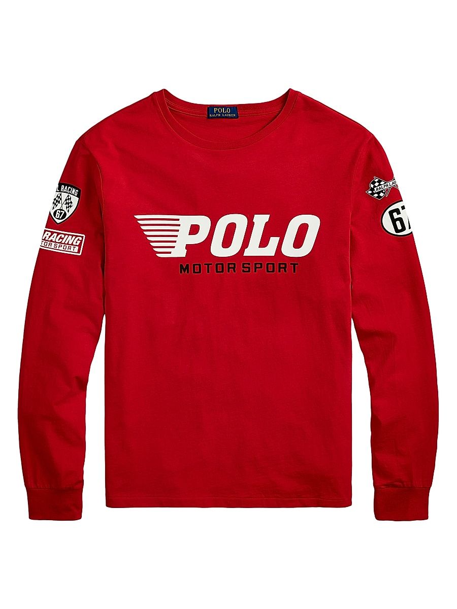 Men's Standard-Fit Jersey Graphic T-Shirt - Red - Size XXL